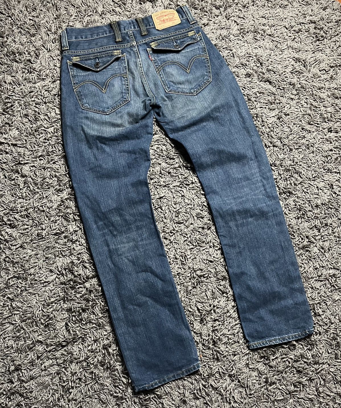 Levi's Levi's Premium Denim w/ Leather Belt Loops & Leather Pocket Size US 32 / EU 48 - 2 Thumbnail