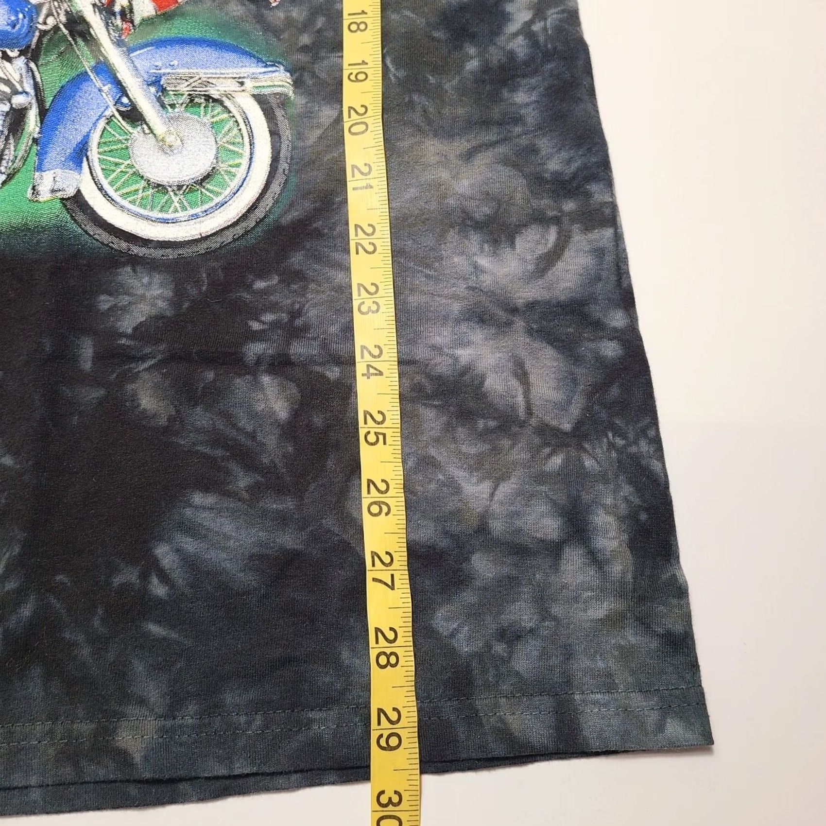 Delta VINTAGE Back To Earth Shirt American Eagle Motorcycle Nature Tie Dye Size M Black Logo Graphic Print Mens Motorcycle Tie Dye 90s Size US M / EU 48-50 / 2 - 6 Thumbnail