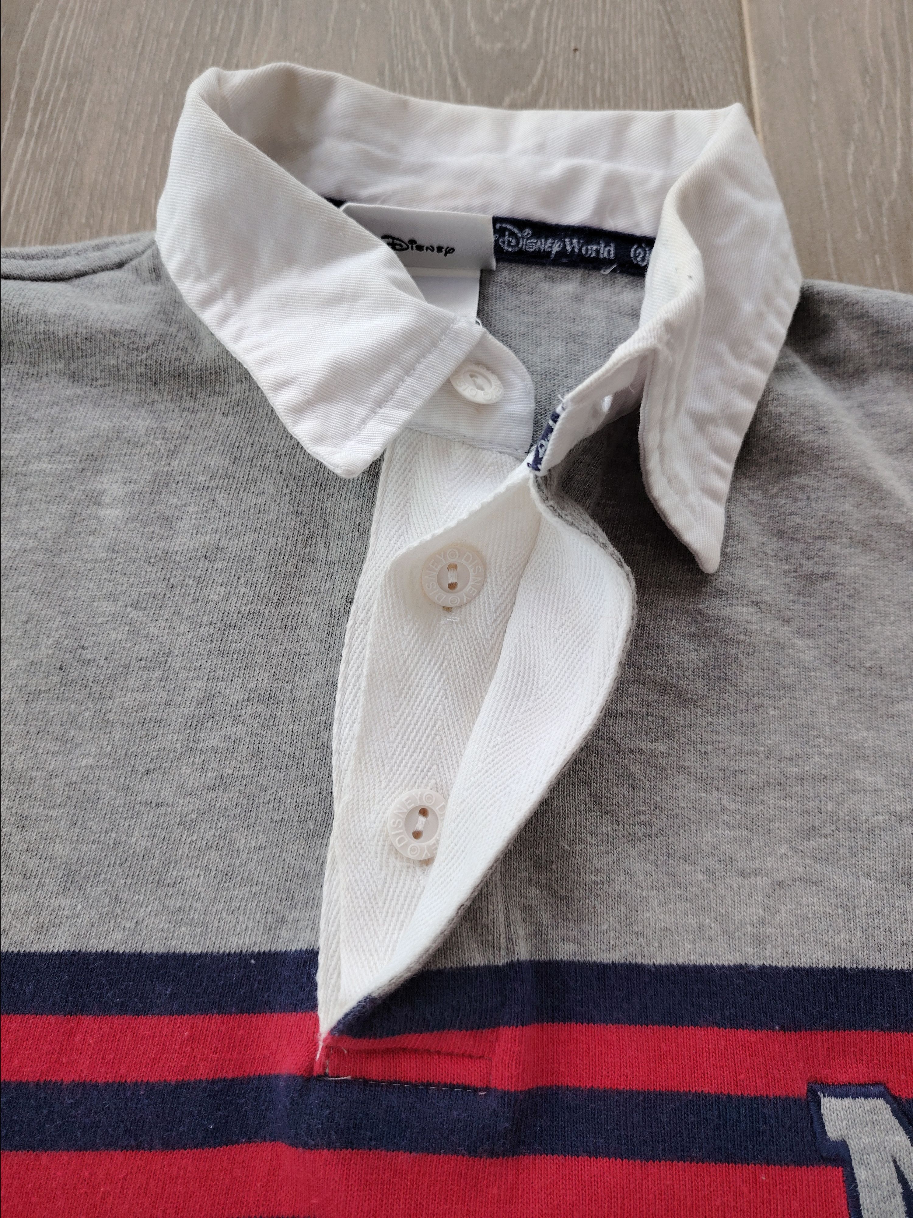 Disney Mickey Mouse Rugby Polo LS Tee by Walt Disney World Size US S / EU 44-46 / 1 - 4 Thumbnail