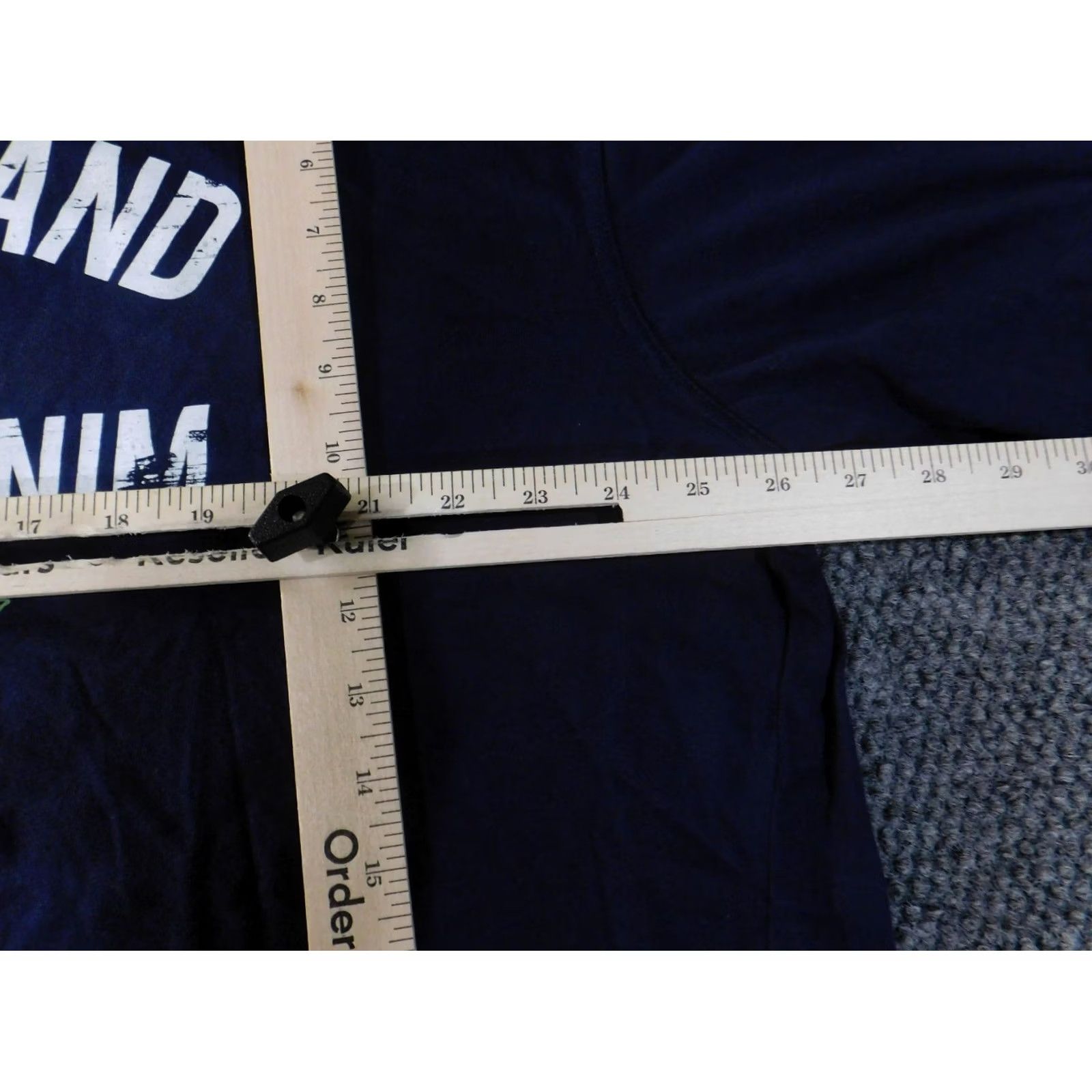 Denime AKOO T-Shirt Mens 4X Navy Blue Graphic Stars Crew Neck Short Sleeve Cotton Spandex Regular Fit Vintage: No Size US XXL / EU 58 / 5 - 5 Thumbnail