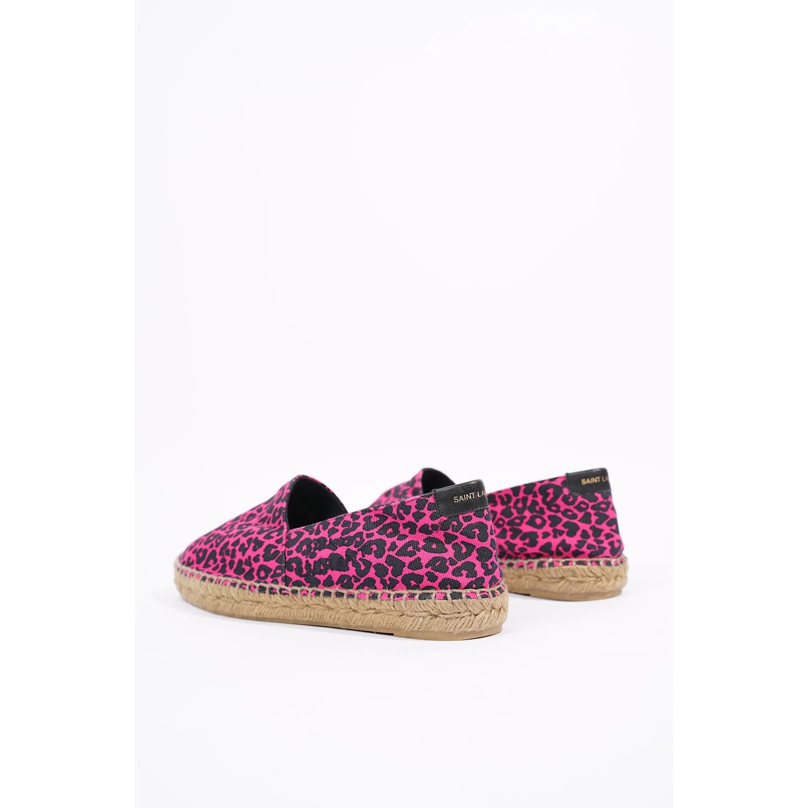 Saint Laurent Paris o1s1wg111024 Embroidered Espadrilles Heart-Shaped Size US 6 / IT 36 - 4 Thumbnail