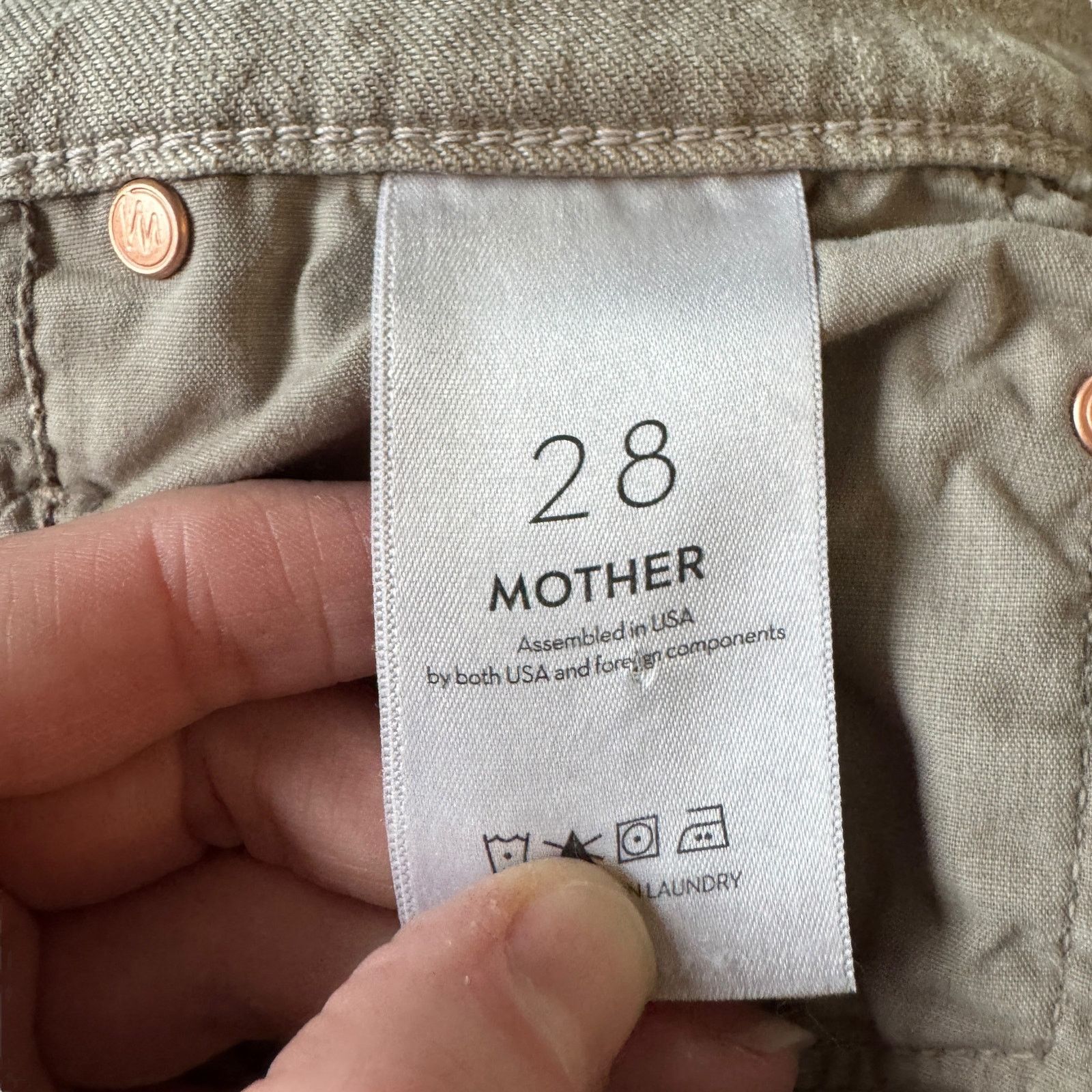 MOTHER Mother The Insider Ankle Fray Chalk It Up Size 28" / US 6 / IT 42 - 6 Thumbnail