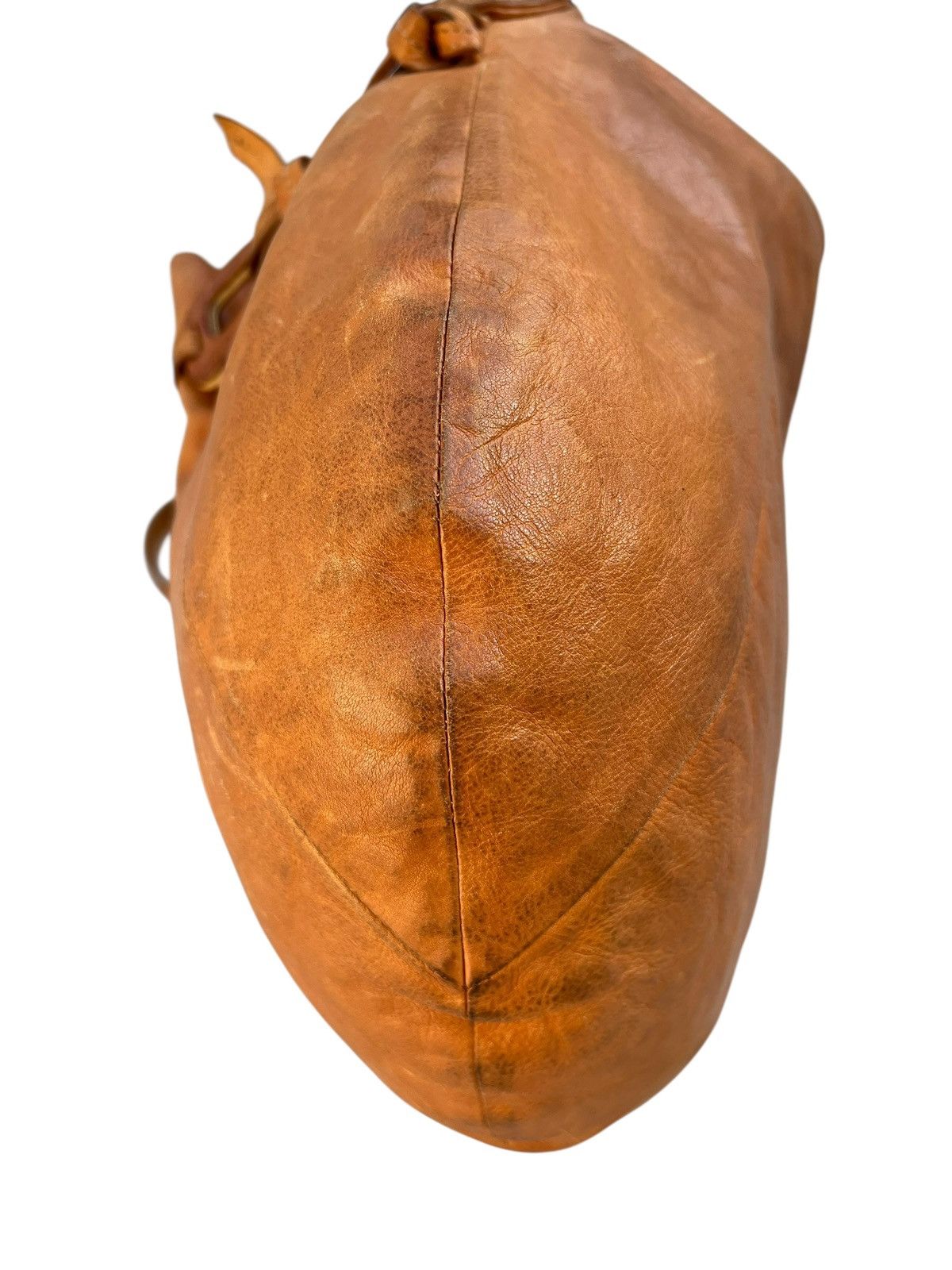 Leather Genten Japan Dirty Mud Patina Leather Bag Size ONE SIZE - 14 Thumbnail