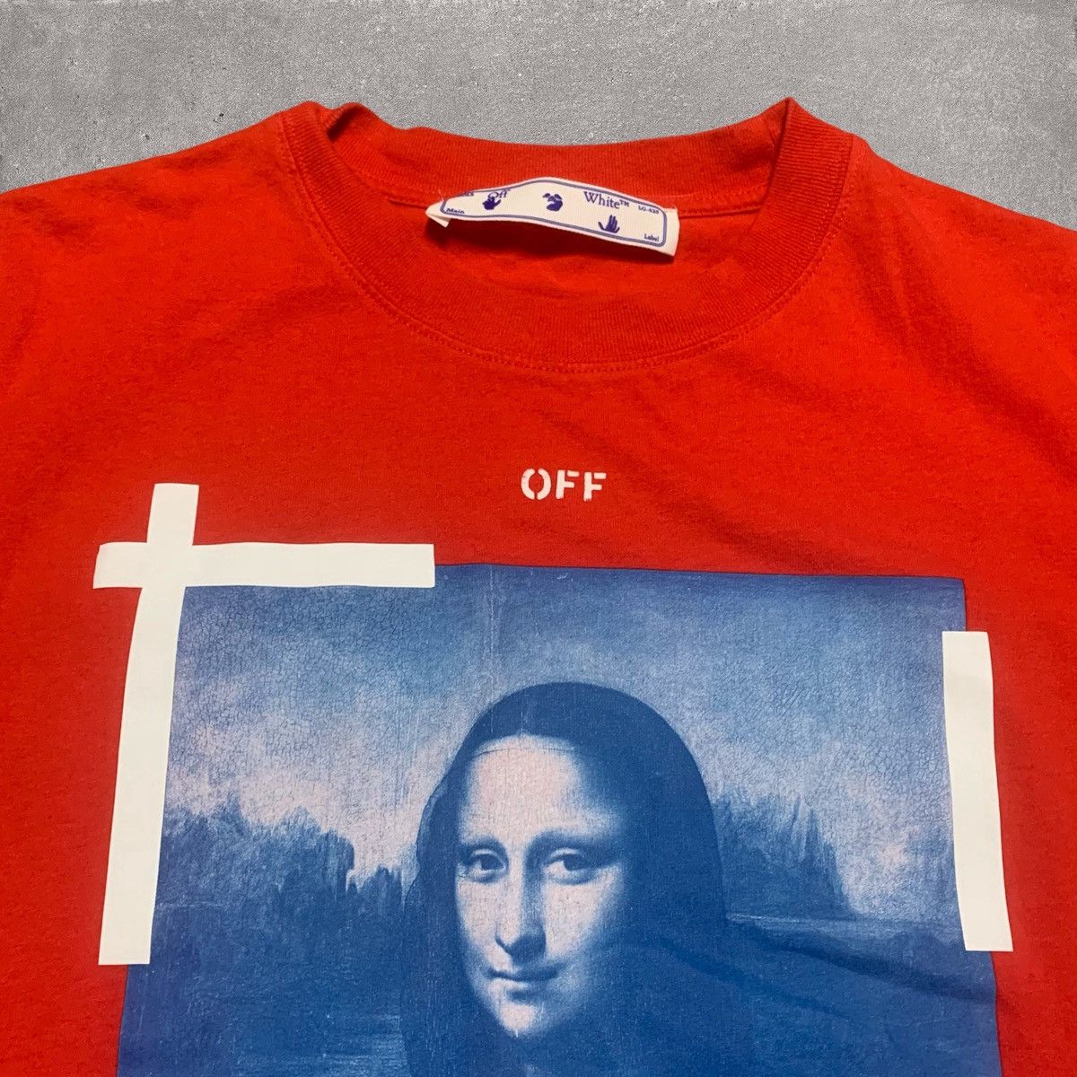 Off-White Off White Small Mona Lisa Arrows Red Tee Virgil Abloh Size US S / EU 44-46 / 1 - 3 Thumbnail
