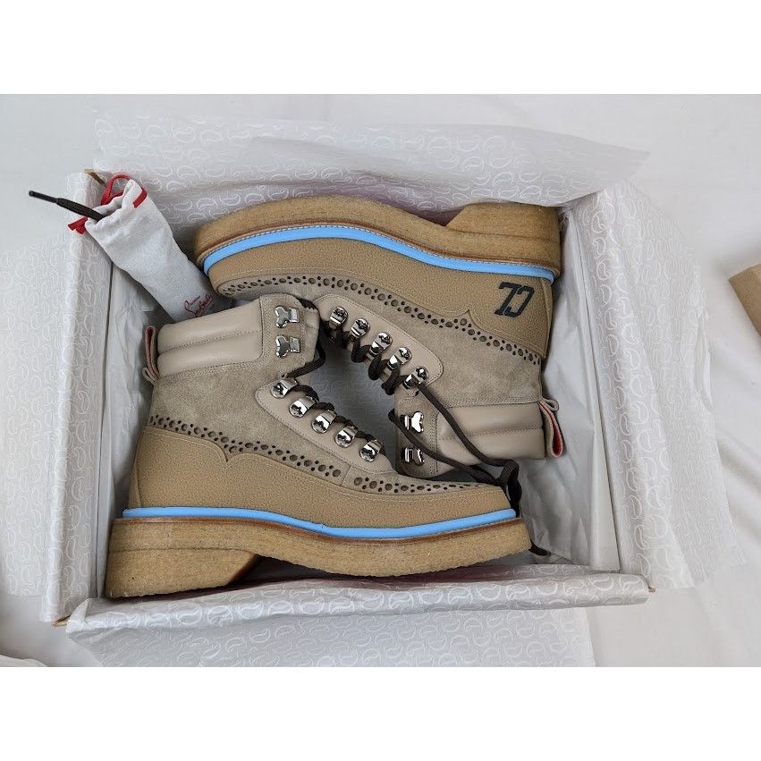 Christian Louboutin o1rshd1 Wassengrat Flat Boots in Atlas/Calce Size US 8 / EU 41 - 16 Thumbnail