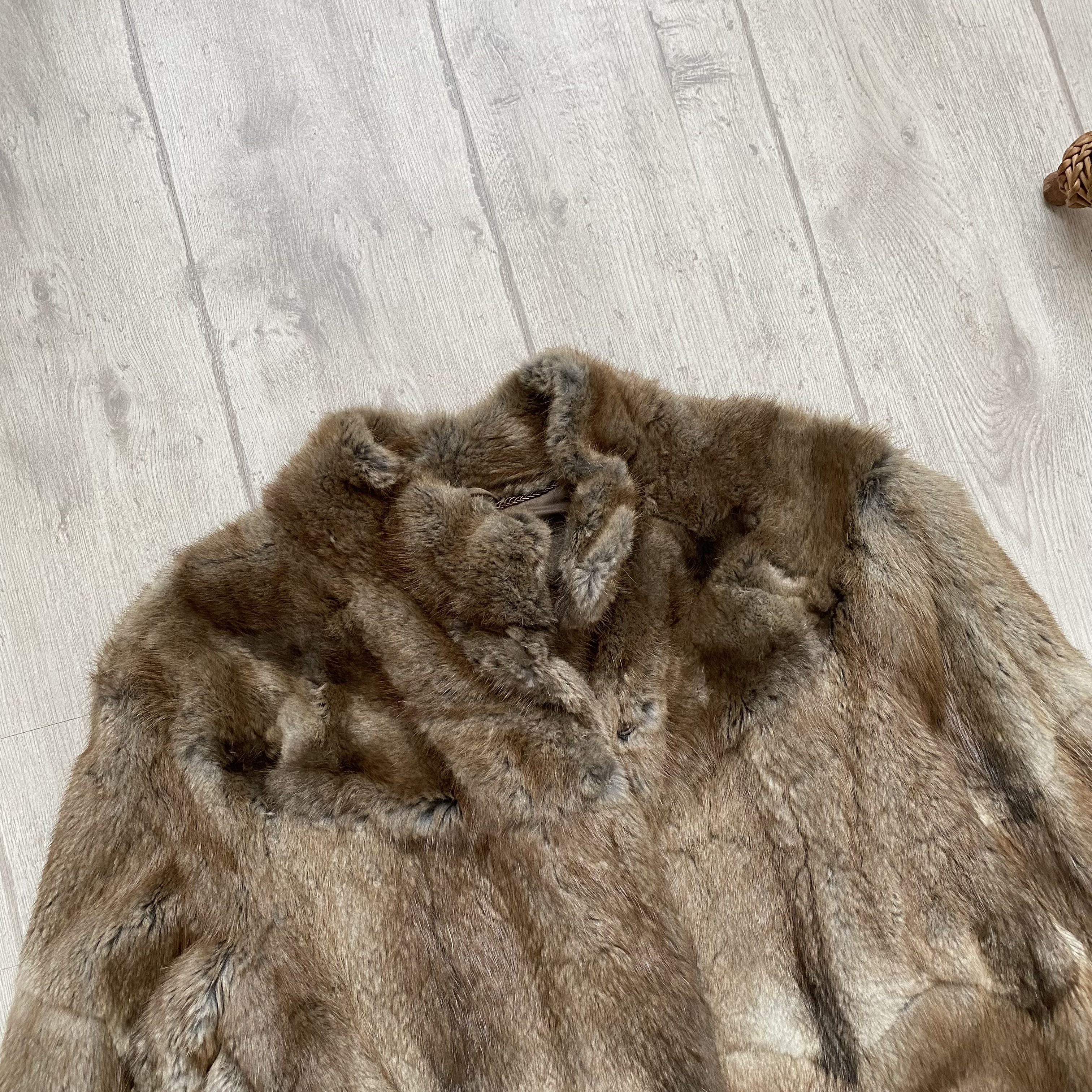 Vintage Vintage 90’s Oldmaney Real Fur Coat Lxury Designer Leather Size M / US 6-8 / IT 42-44 - 2 Thumbnail