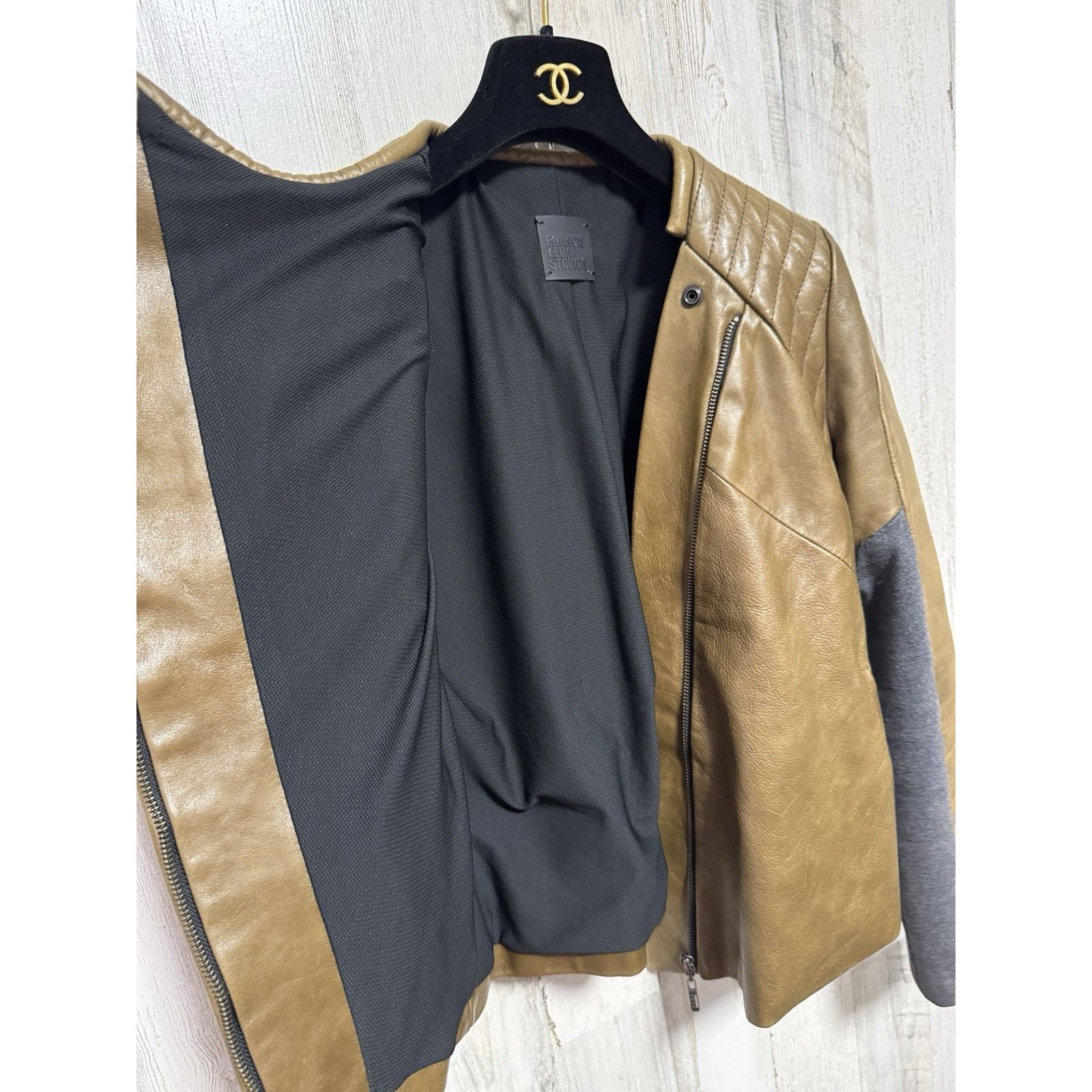Other FRANCIS LEON STUDIOS Leather Jacket Size XS Size XS / US 0-2 / IT 36-38 - 16 Thumbnail