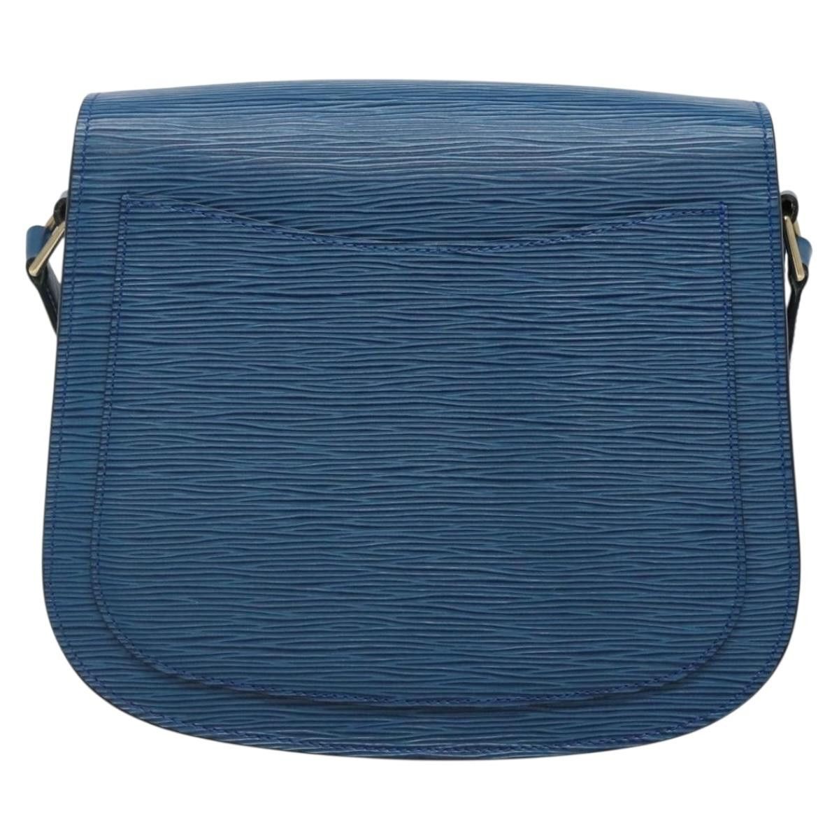 Louis Vuitton LOUIS VUITTON Epi Saint Cloud GM Shoulder Bag Toledo Blue Size ONE SIZE - 2 Thumbnail