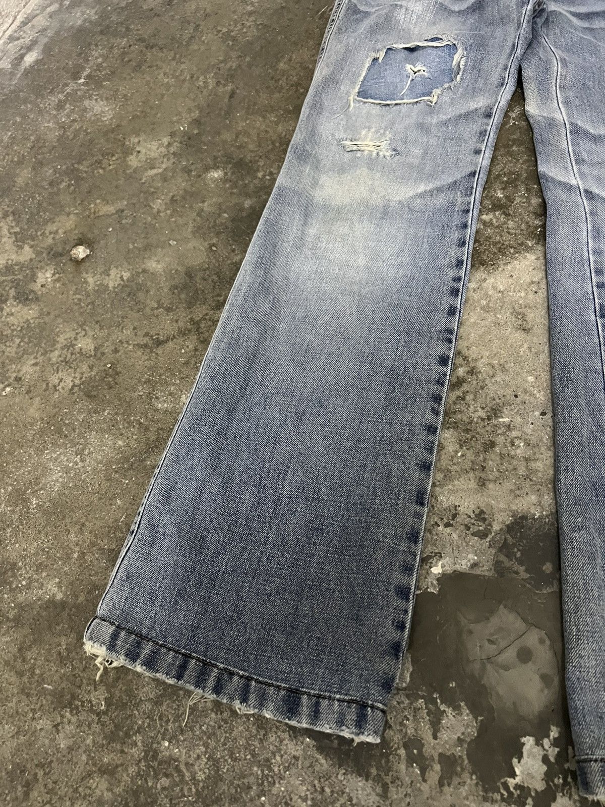 Dolce & Gabbana 💥Dolce & Gabbana Vintage Distress Y2K Jean Size 29" - 4 Thumbnail