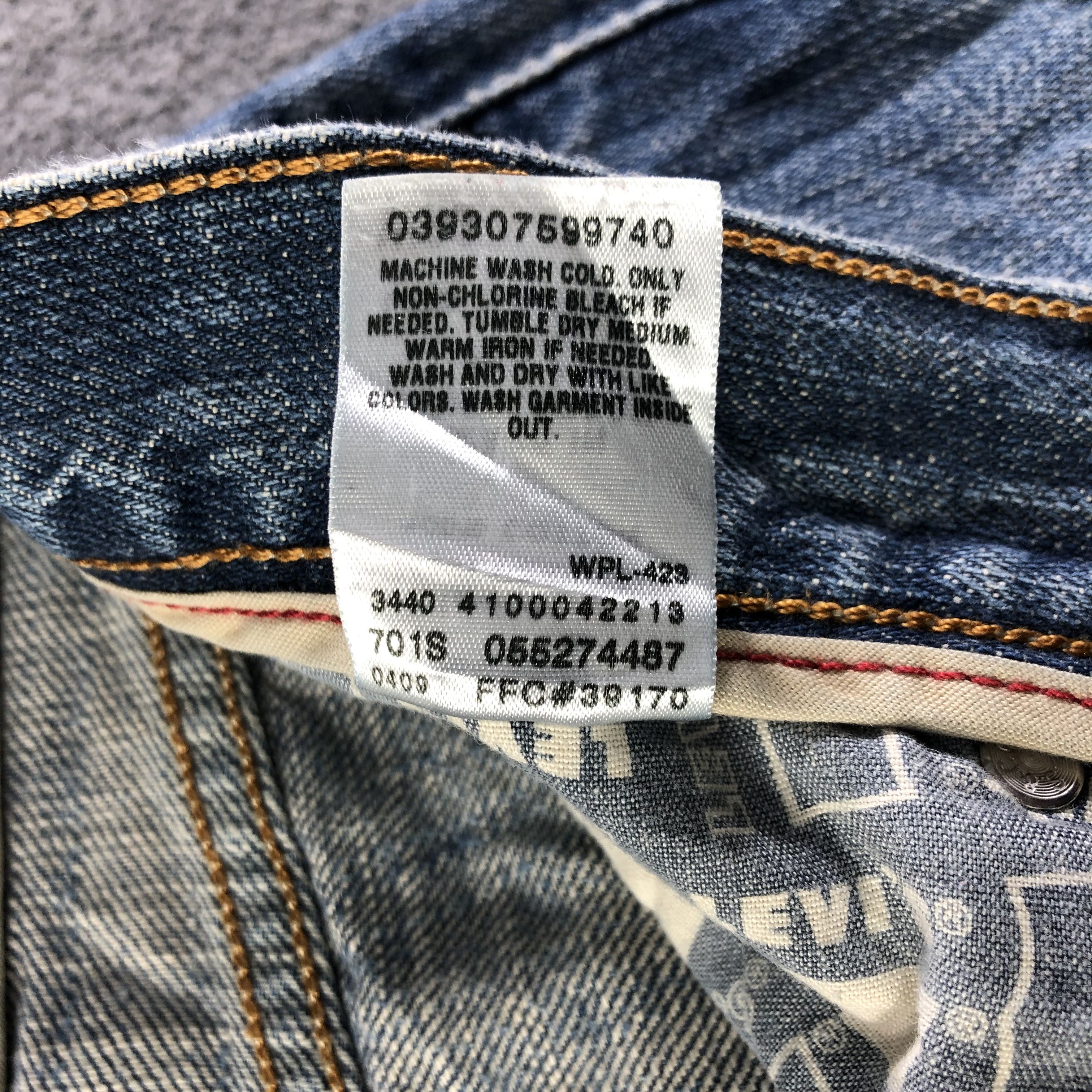 Levi's Vintage Blue Wash Levis 527 Mini Flare Jeans-J4313 Size US 32 / EU 48 - 12 Thumbnail
