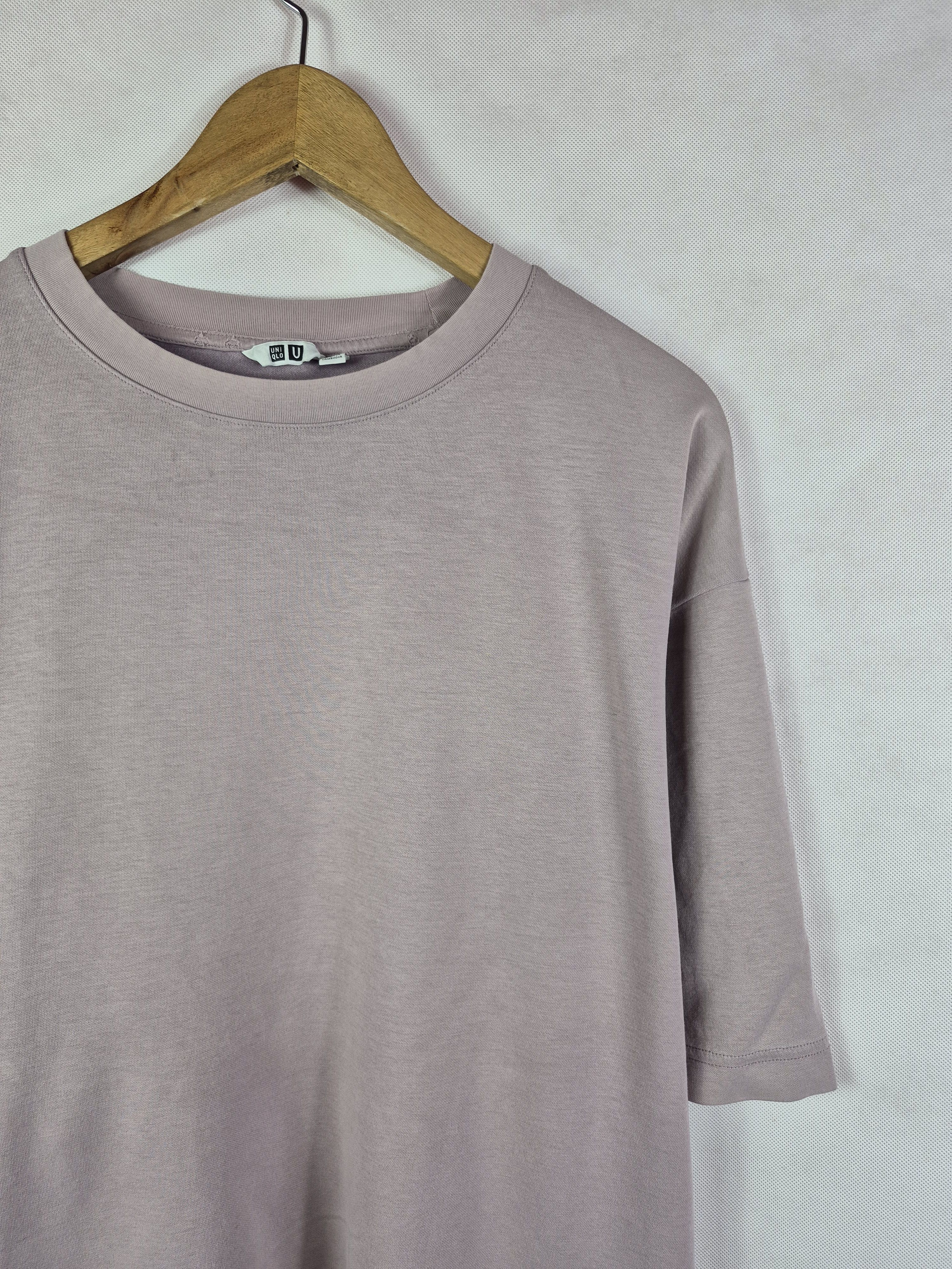 Lemaire × Uniqlo 🔥 Uniqlo U Lemaire Airism Lilac Plain Tee Size US XXL / EU 58 / 5 - 2 Thumbnail