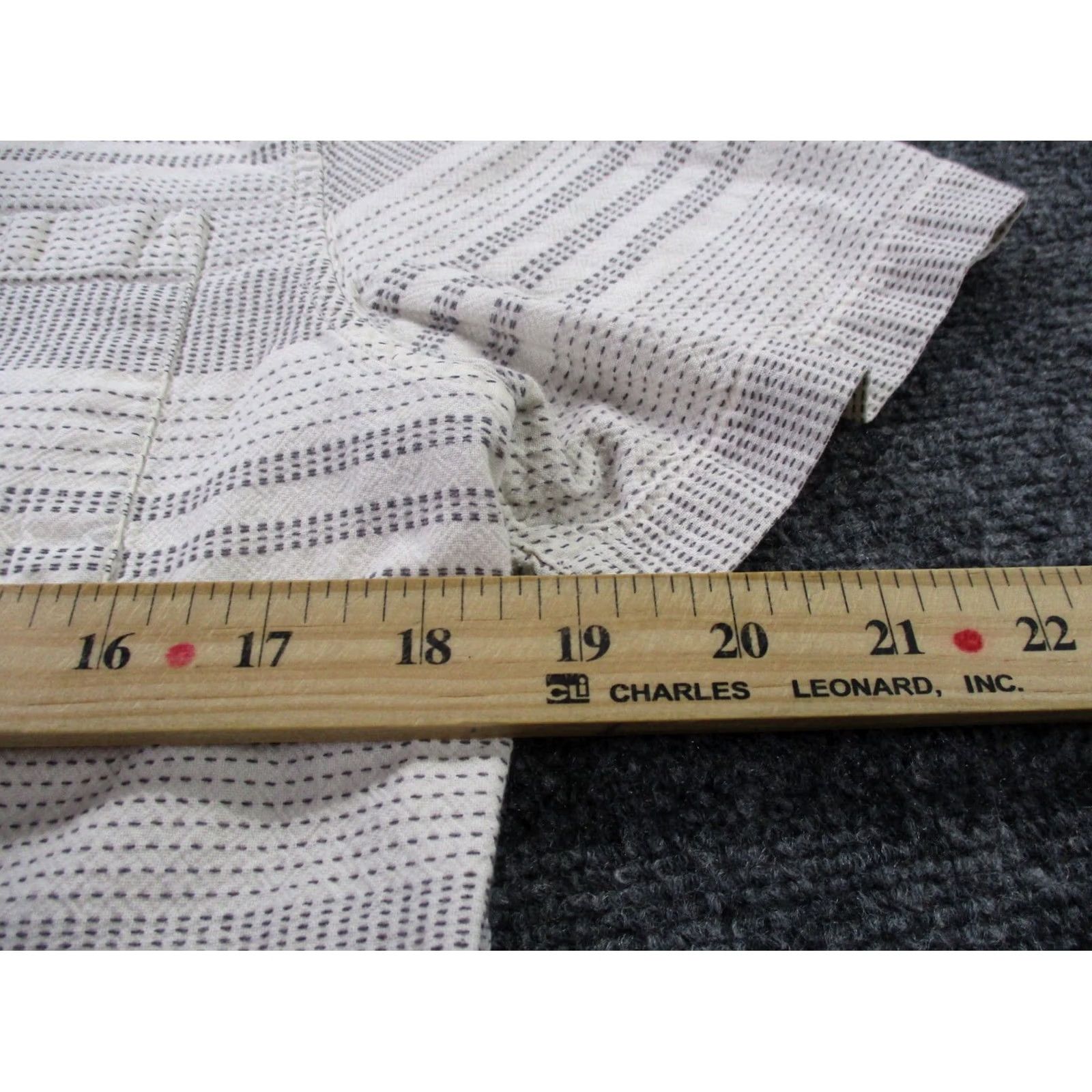 Flint And Tinder Flint and Tinder Shirt Men M White Striped Classic Button-Up Casual Golf Skinny? Size US M / EU 48-50 / 2 - 5 Thumbnail