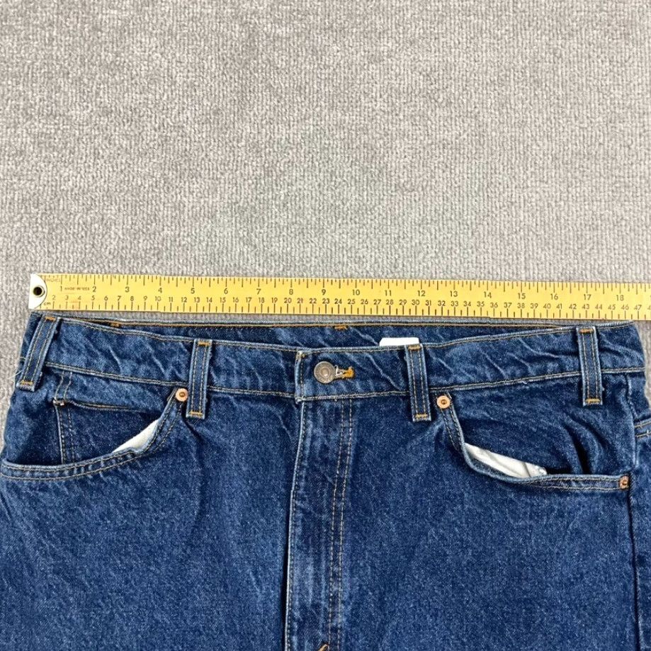 Levi's VINTAGE Levi's Jeans Mens 36 x 32 505 Straight Blue Denim Retro 90s Size US 36 / EU 52 - 6 Thumbnail