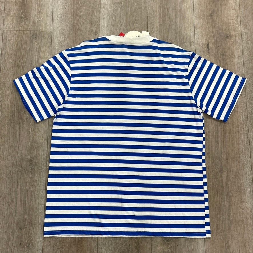 Vintage × Warner Bros Vintage 90s Tweety Striped Tee T Shirt Size XL White Blue Size US XL / EU 56 / 4 - 4 Thumbnail
