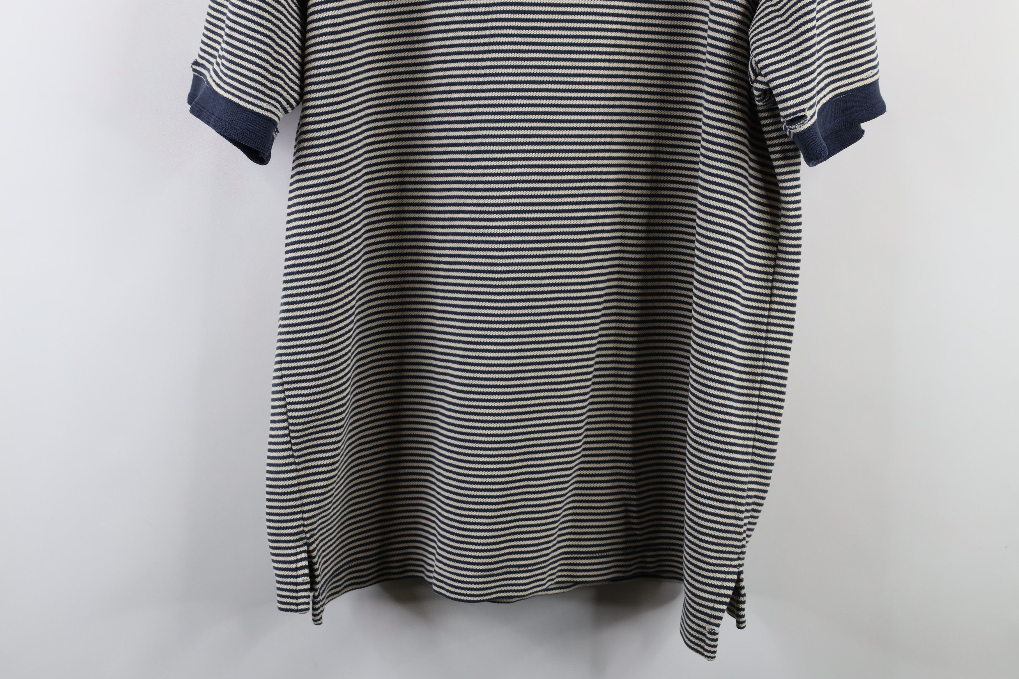 L.L. Bean × Vintage Vintage LL Bean Striped Double L Knit Collared Polo Shirt Size US L / EU 52-54 / 3 - 13 Thumbnail