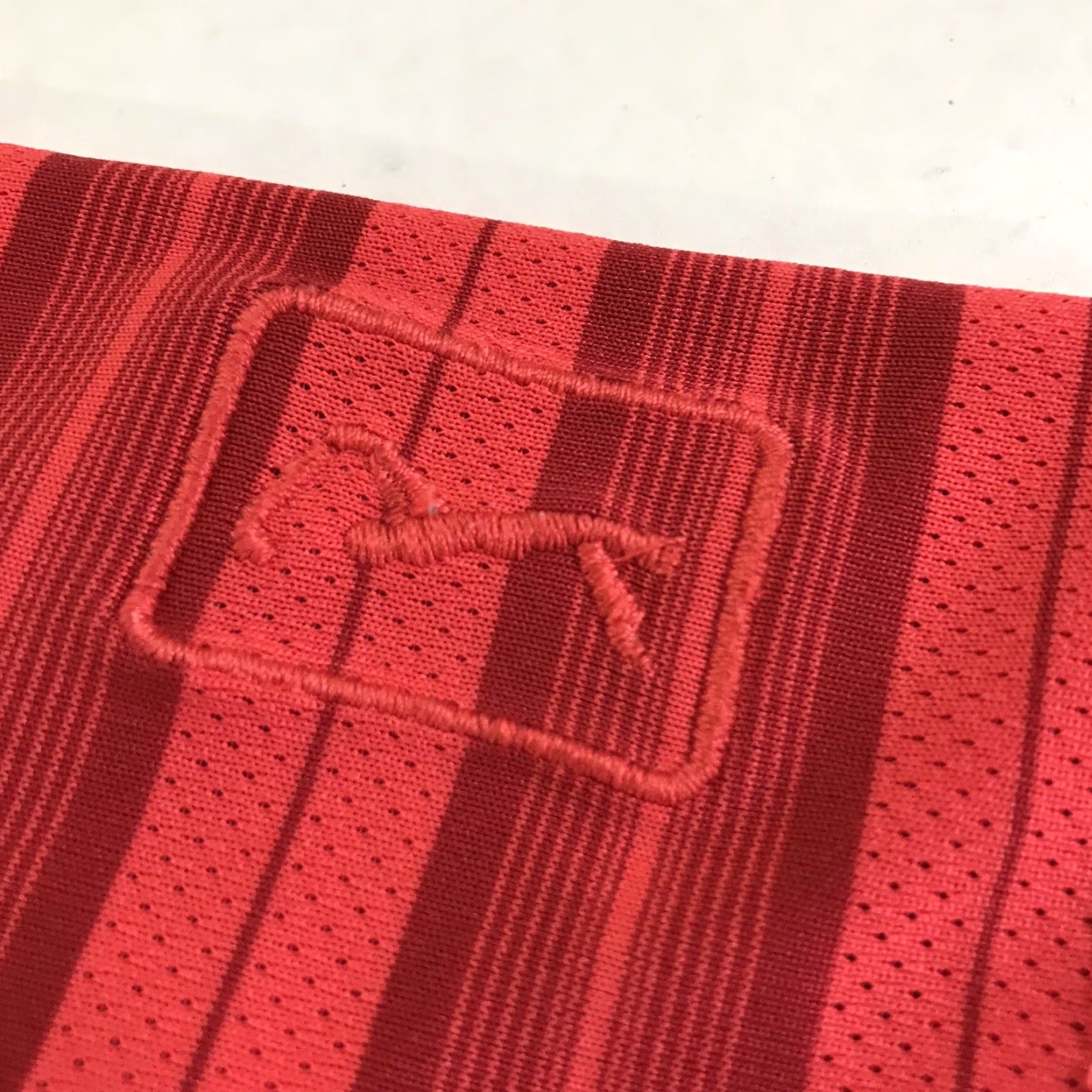 PGA Tour PGA TOUR Airflux Red Striped Polo Shirt Mens Size M, Breathable Lightweight Activewear, Golf Size US M / EU 48-50 / 2 - 4 Thumbnail