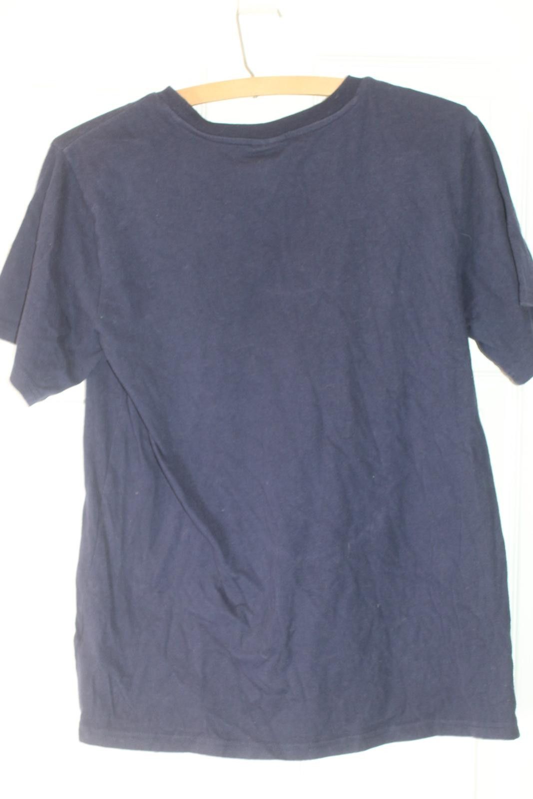 Fila FILA Large Logo All-Over Print T-Shirt Navy Blue XXL Woman Size XXL / US 16-18 / IT 52-54 - 5 Thumbnail