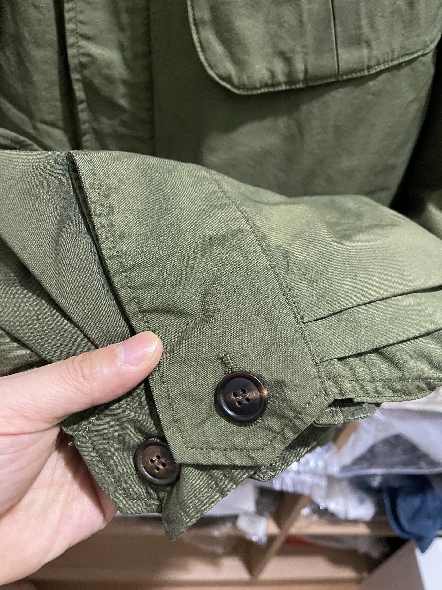 Visvim Visvim 23ss Tropical Combat Jkt Mud-Dyed 4-Pocket Olive Size US M / EU 48-50 / 2 - 8 Thumbnail