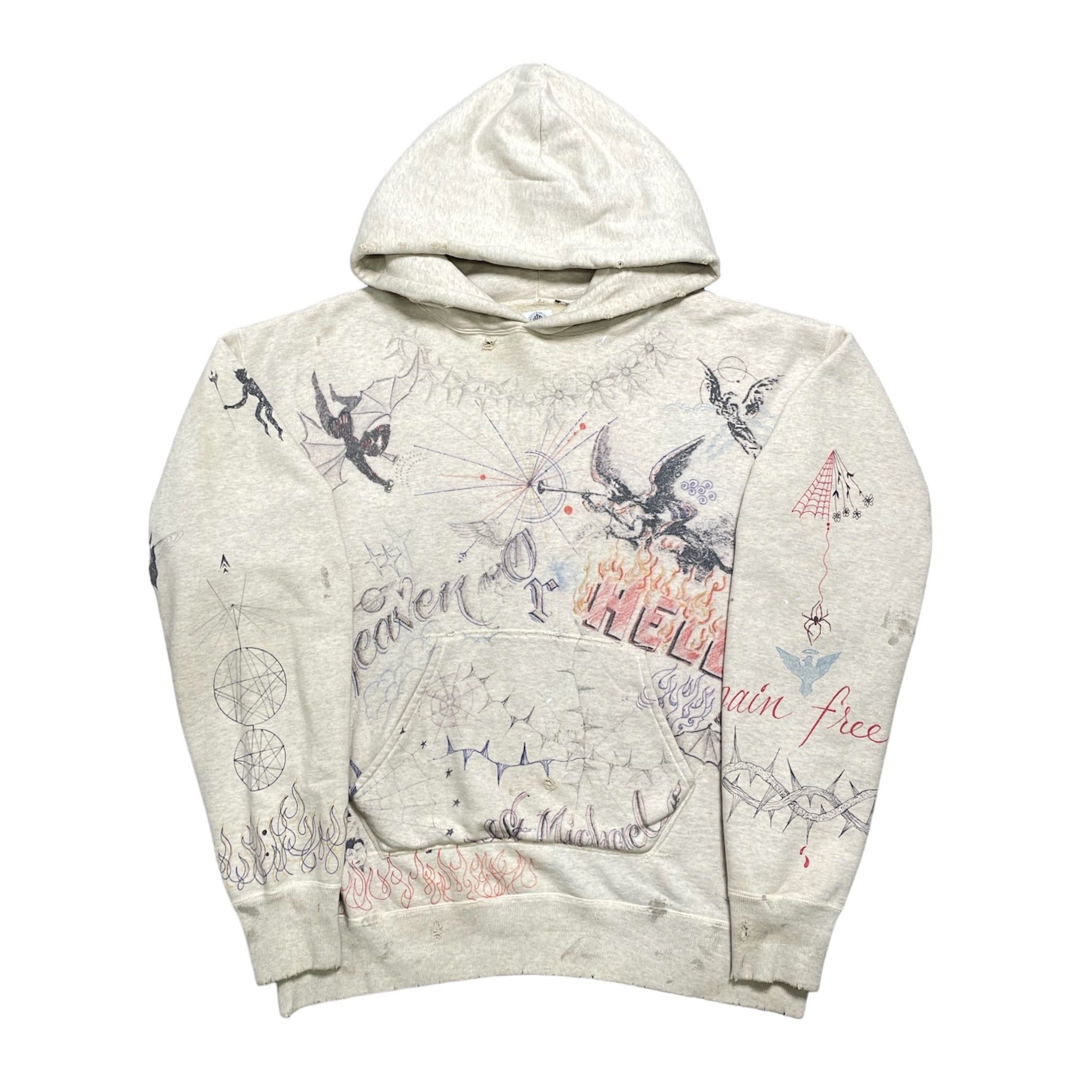 Saint Mxxxxxx♡ DW_HOODIE/Dr.Woo / GRY SAINT Mxxxxxx × Dr.Woo SS25 DW_HOODIE/Dr.Woo / GRY - NUBIAN