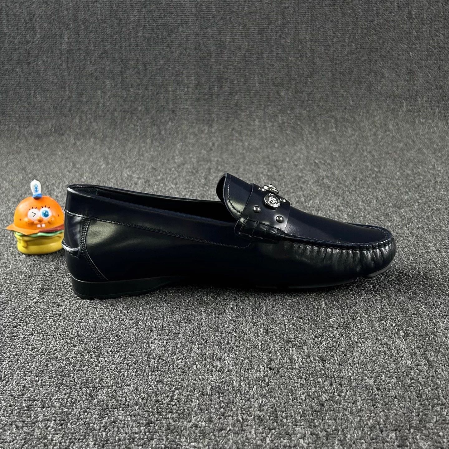 Versace Versace Medusa head stud leather shoes 39 Size US 8 / IT 38 - 4 Thumbnail