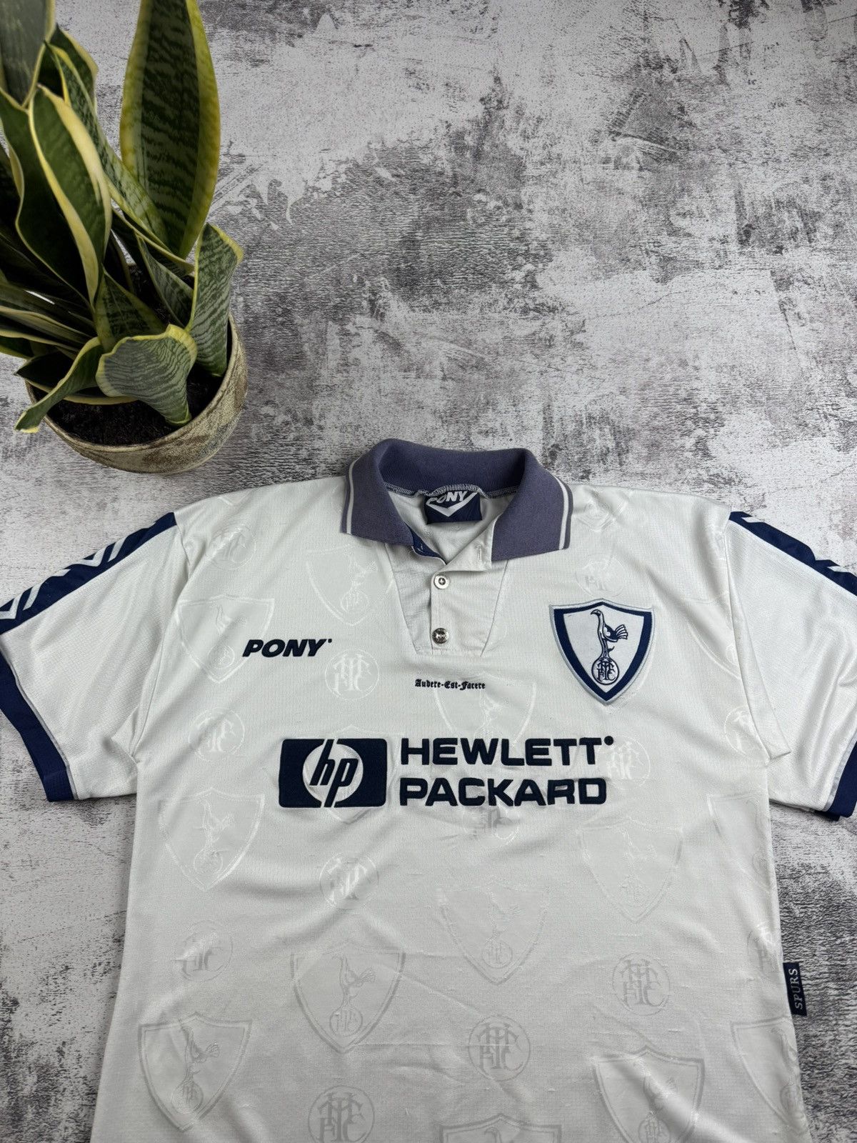 PONY TOTTENHAM HOTSPUR 1995/1997 Football Shirt Jersey Kit Size US L / EU 52-54 / 3 - 6 Thumbnail