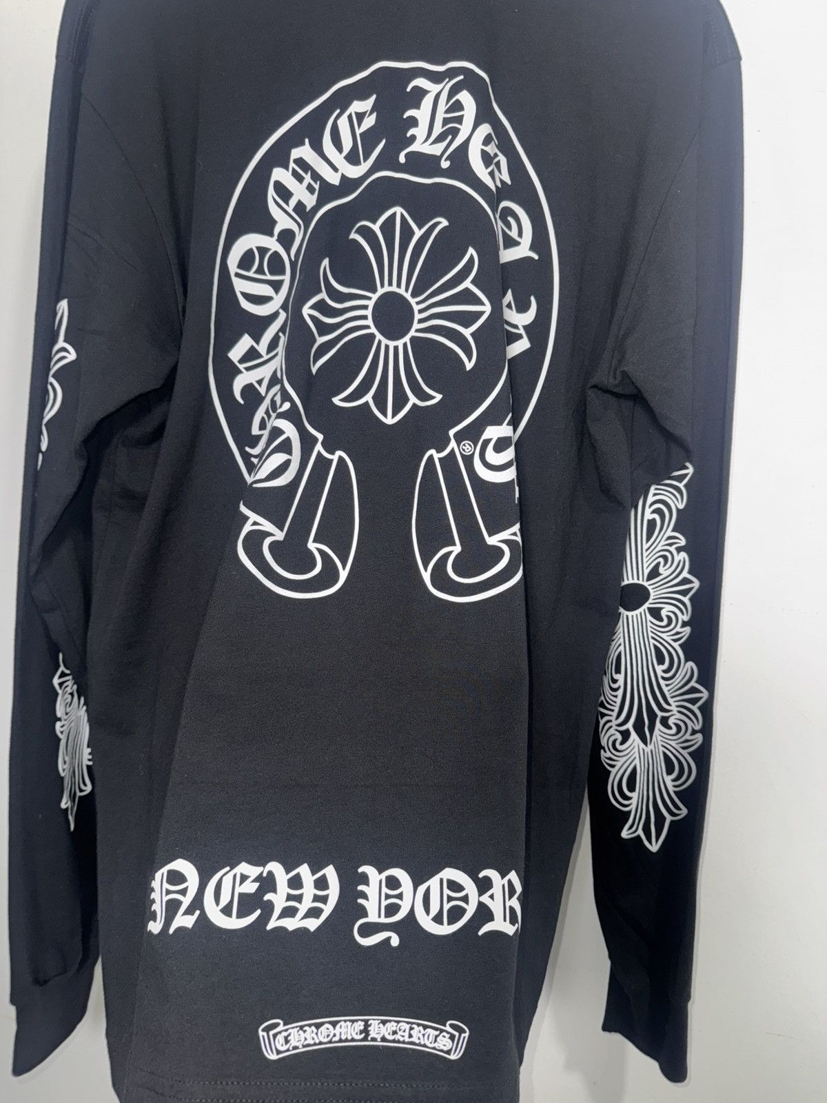 Chrome Hearts Chrome Hearts New York Exclusive Horseshoe Logo Long Sleeve Size US L / EU 52-54 / 3 - 9 Thumbnail