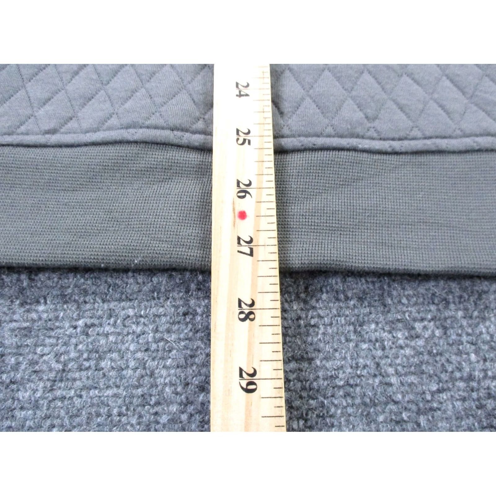 UNTUCKit UNTUCKit Sweatshirt Mens XL Gray Quilted Snap Pullover Sweater Casual Size US XL / EU 56 / 4 - 4 Thumbnail