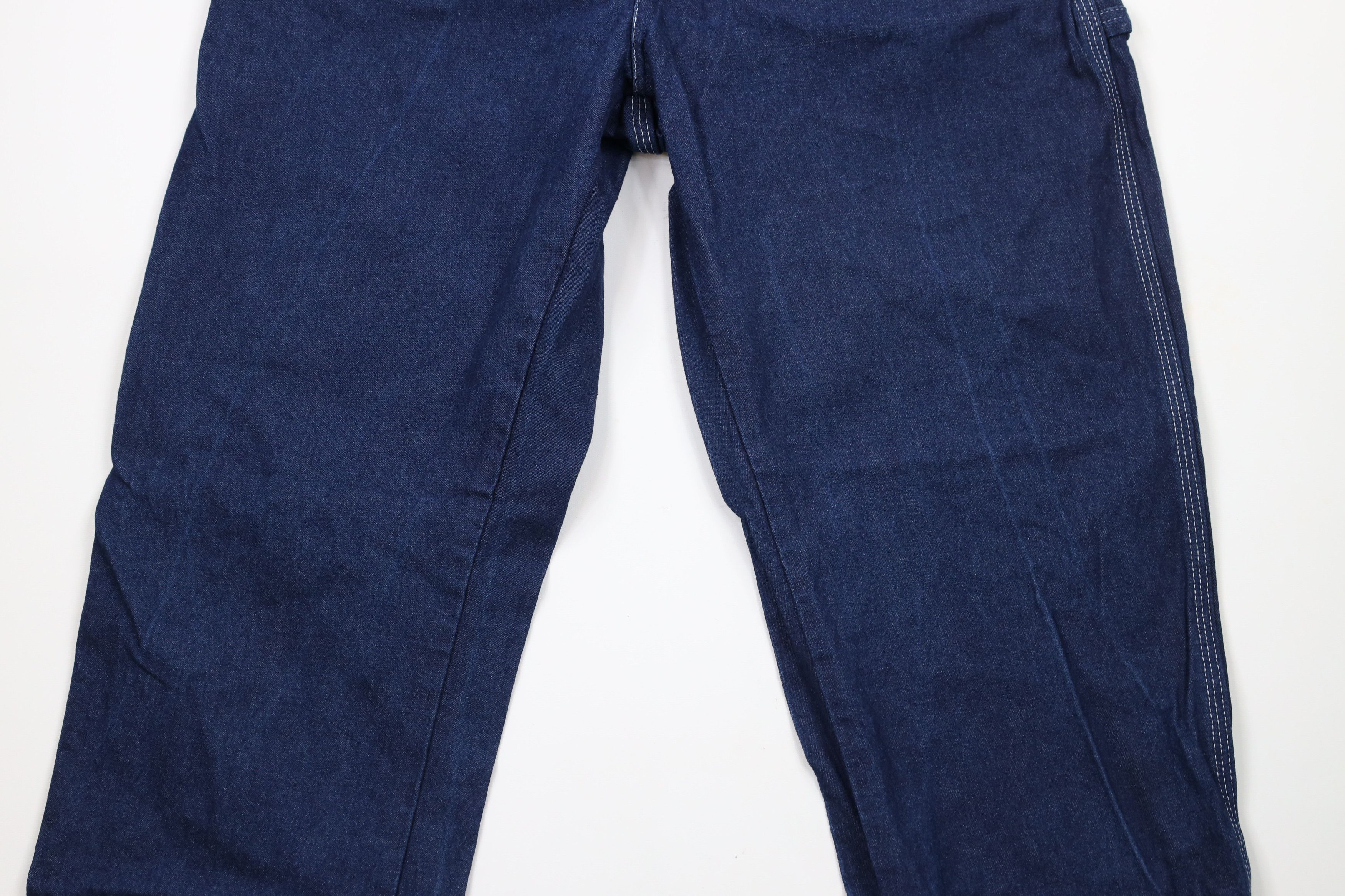 Dickies × Vintage Vintage Y2K Dickies Wide Leg Carpenter Dungaree Denim Jeans Size US 38 / EU 54 - 3 Thumbnail
