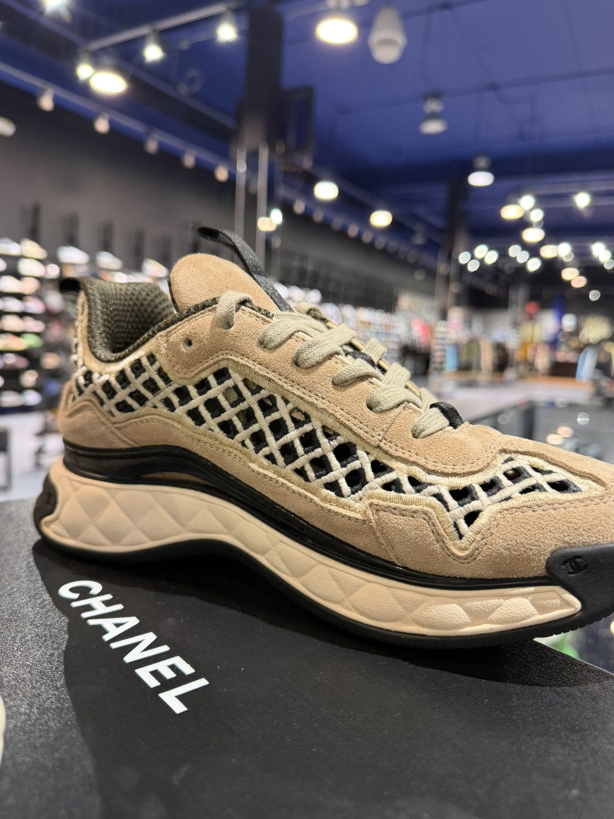 Chanel Size 9US/39EU - Chanel Suede Calfskin Embroidered CC Size US 9 / IT 39 - 7 Thumbnail