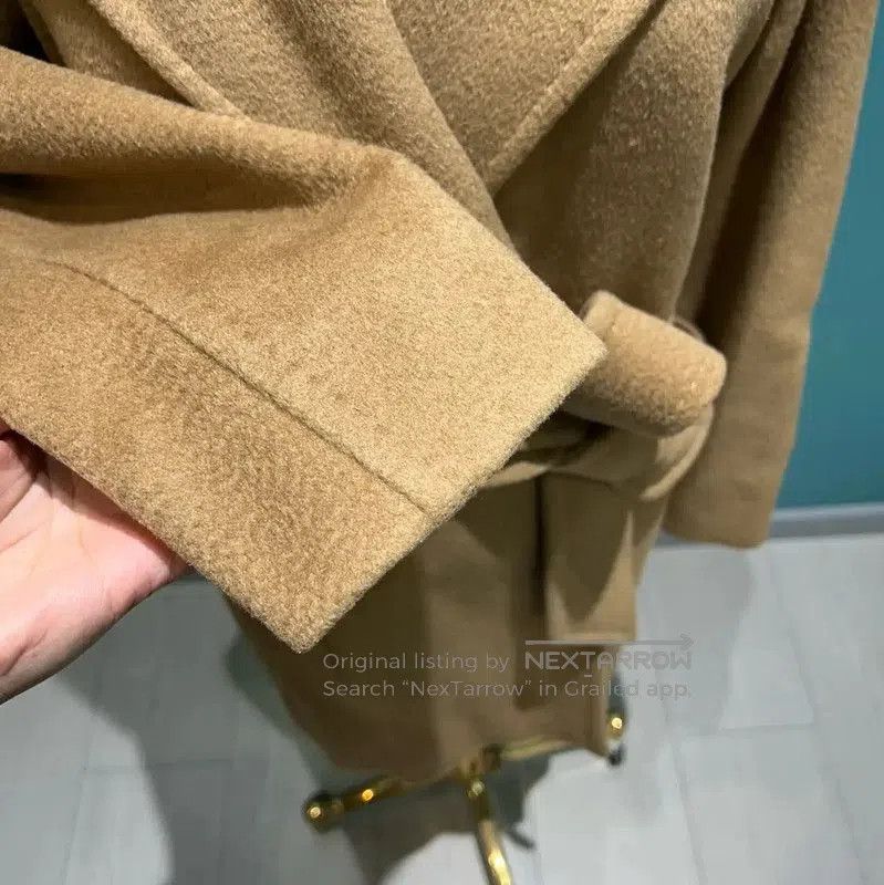 Max Mara MaxMara Brown Alpaca Wool Coat for Women . Size S / US 4 / IT 40 - 5 Thumbnail