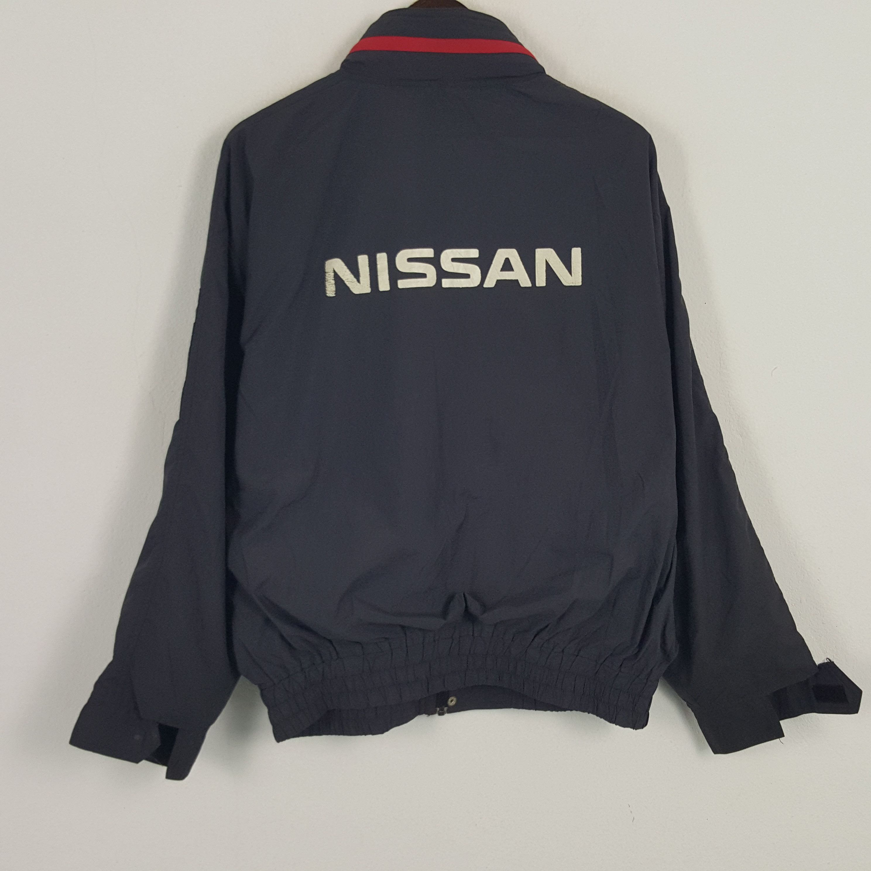 Japanese Brand × Vintage Vintage Nissan Worker Windbreaker Jacket Size US XL / EU 56 / 4 - 1 Thumbnail
