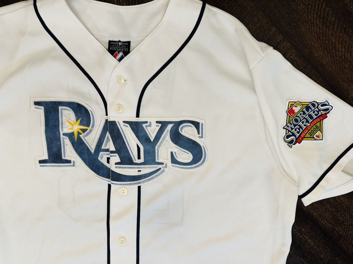 Majestic 2008 World Series Majestic Carlos Pena 23 Tampa Bay Rays-XL Size US XL / EU 56 / 4 - 4 Thumbnail
