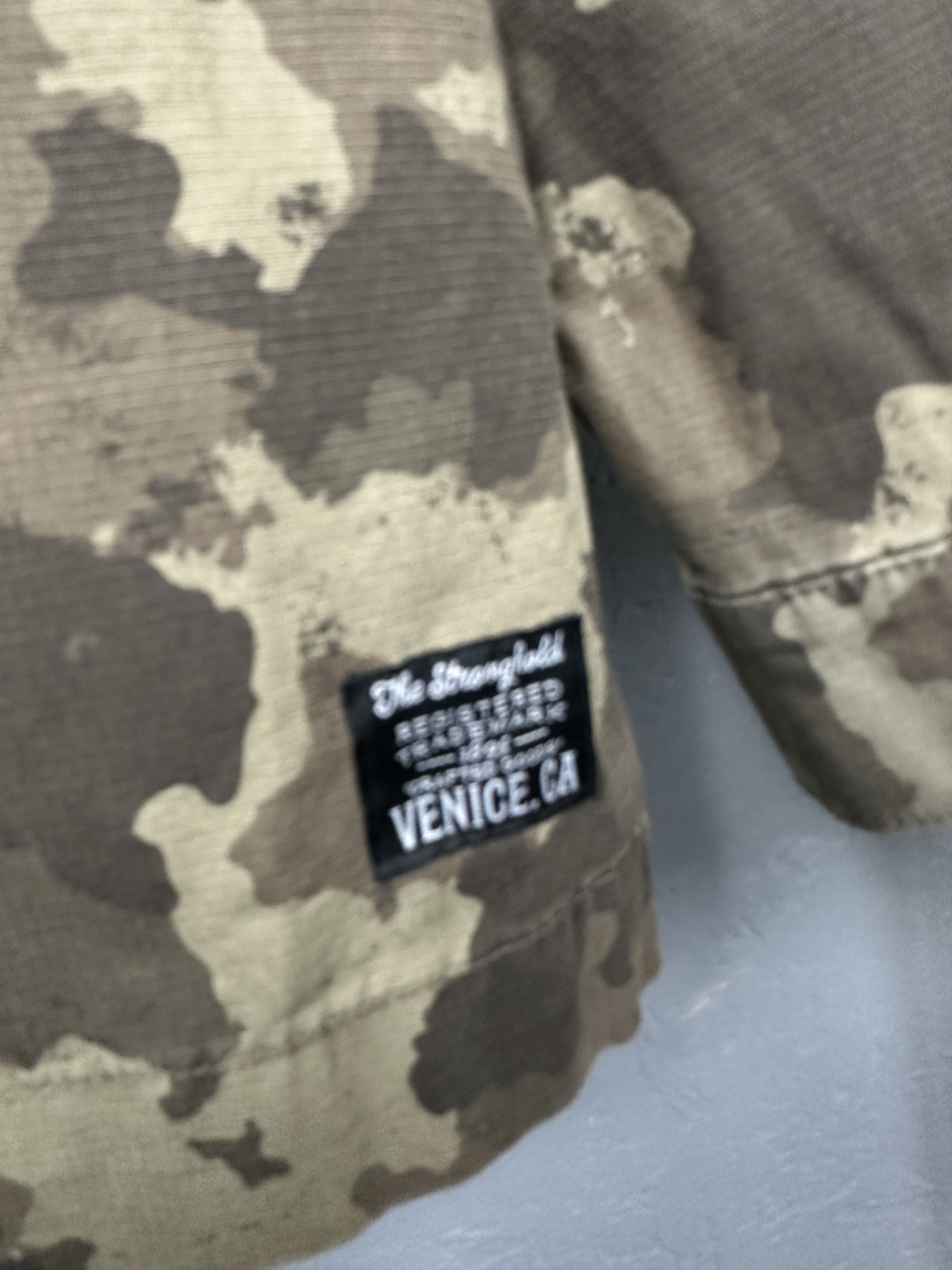 The Stronghold The Stronghold Mens Camo Overshirt Jacket Size US M / EU 48-50 / 2 - 4 Thumbnail