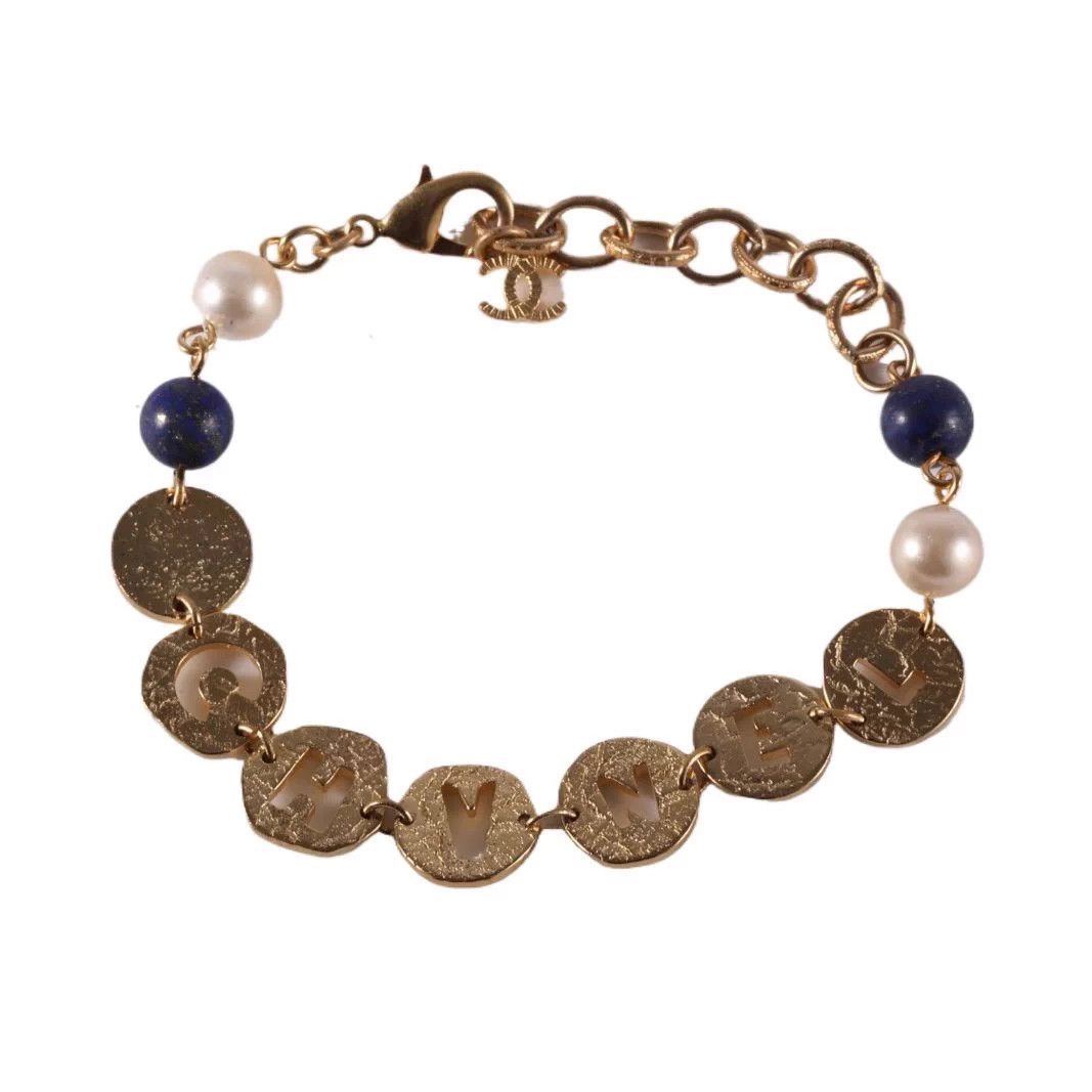 Chanel Chanel CC Logo Chain Bracelet Size ONE SIZE - 1 Thumbnail