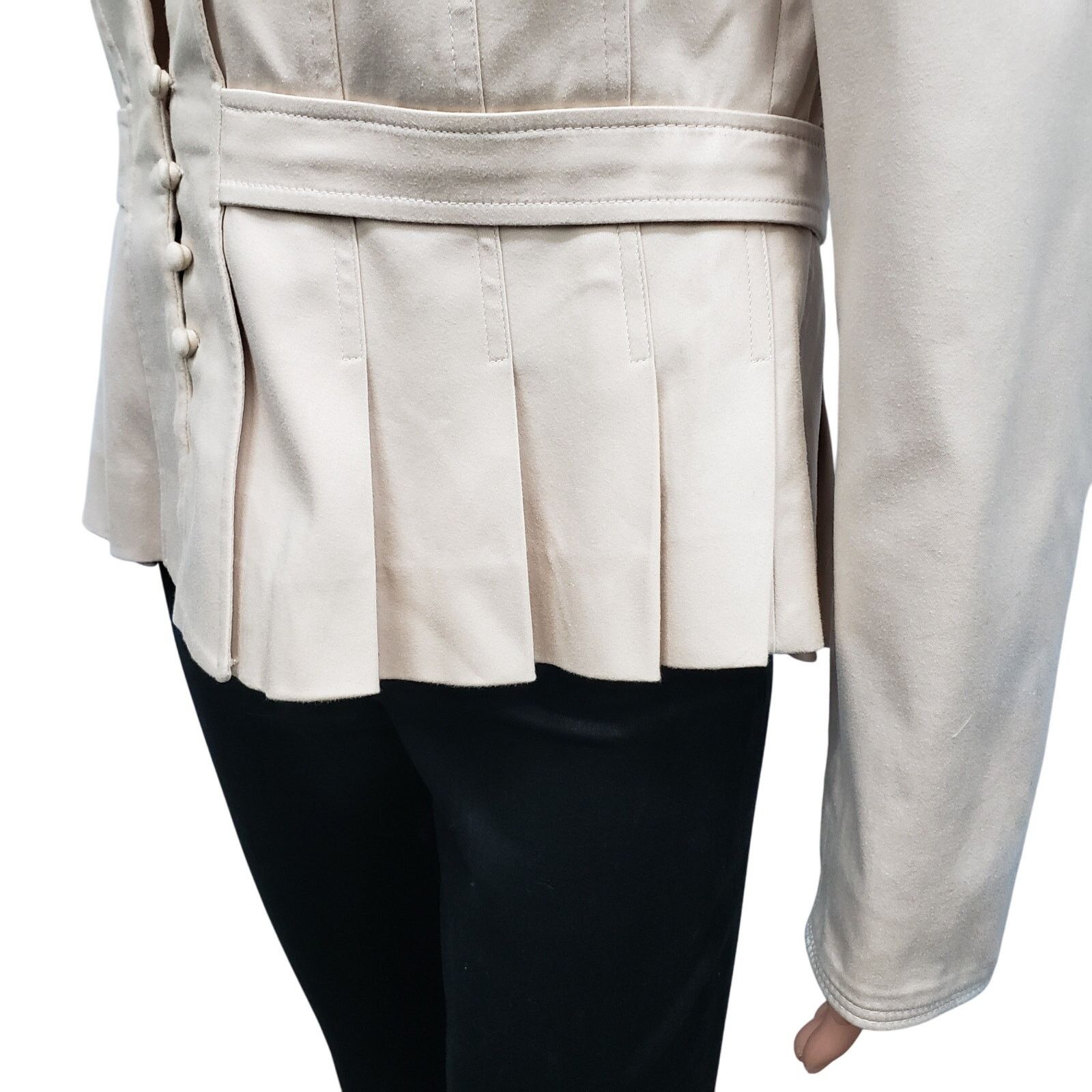 Reiss Reiss Blazer Jacket M/L Peplum Fitted Inverted Notch Collar Size M / US 6-8 / IT 42-44 - 9 Thumbnail