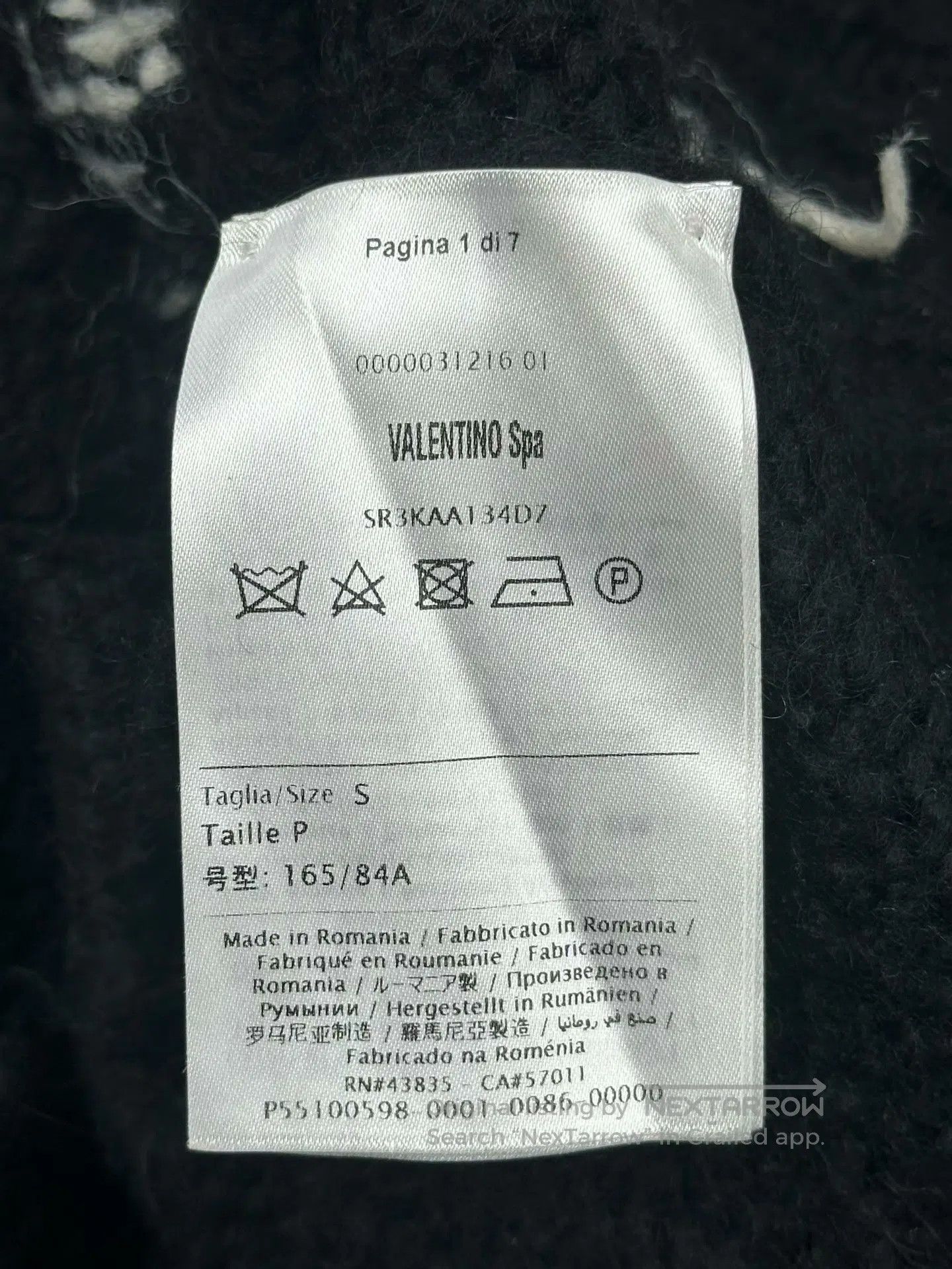 Valentino Valentino Black Heart Knit Hooded Cardigan Jacket| Size US S / EU 44-46 / 1 - 4 Thumbnail