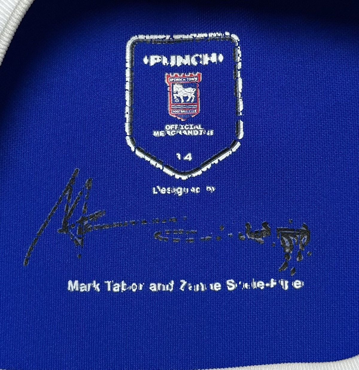 Other Ipswich Town 2005 2006 Home Shirt Jersey Punch # 14 Alan Lee Size US XS / EU 42 / 0 - 13 Thumbnail