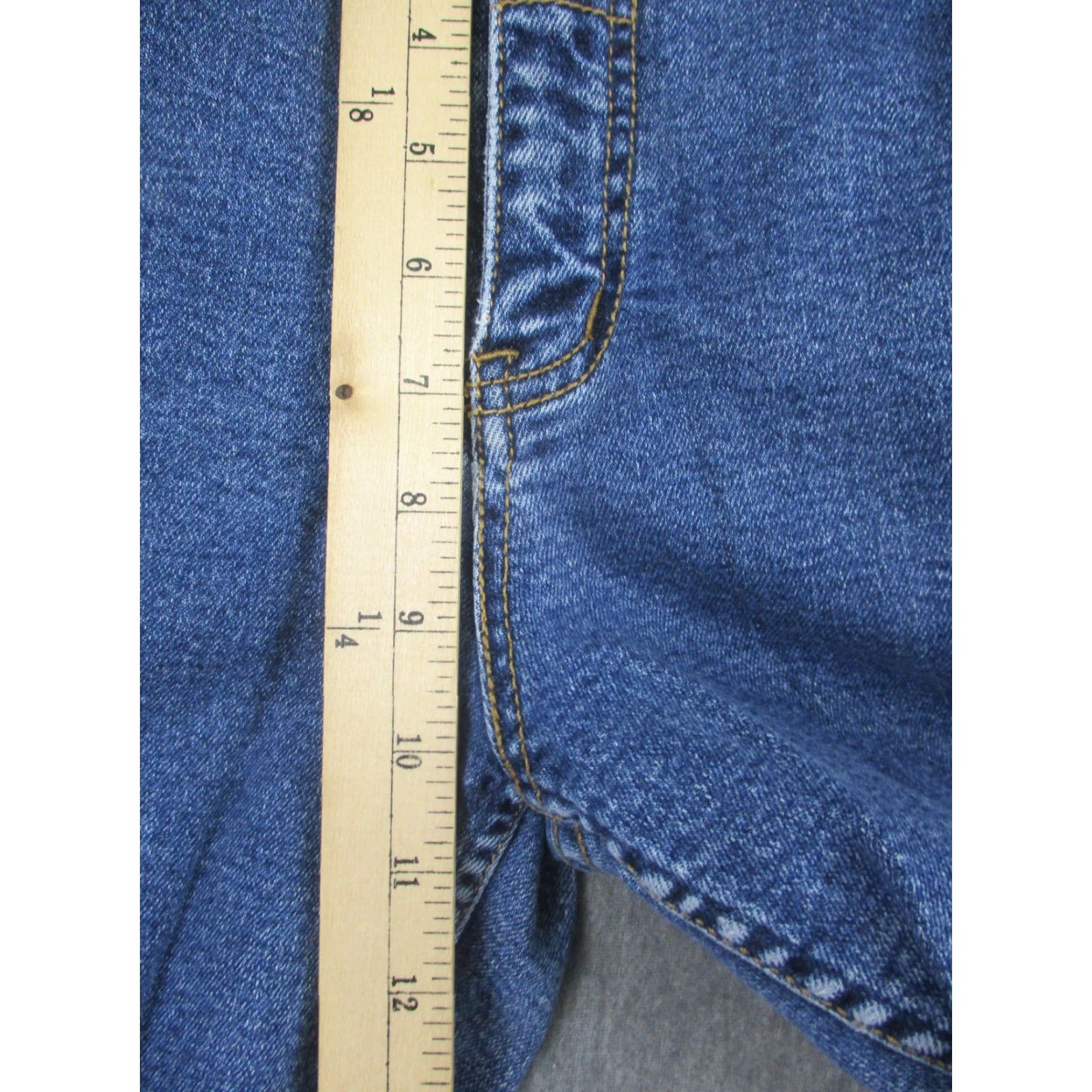Denime VINTAGE Lawman Jeans Womens 9/10 Blue Relaxed Fit Western Cowboy Denim 90s Size 30" / US 8 / IT 44 - 6 Thumbnail