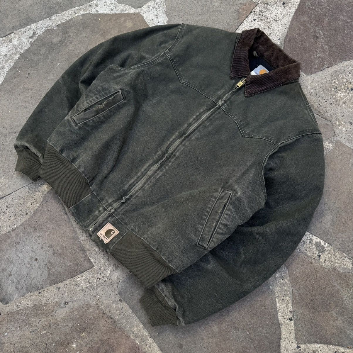 Carhartt 📦 SOLD 📦Vintage Carhartt Santa Fe Jacket J14 MOS Big Logo Size US L / EU 52-54 / 3 - 3 Thumbnail
