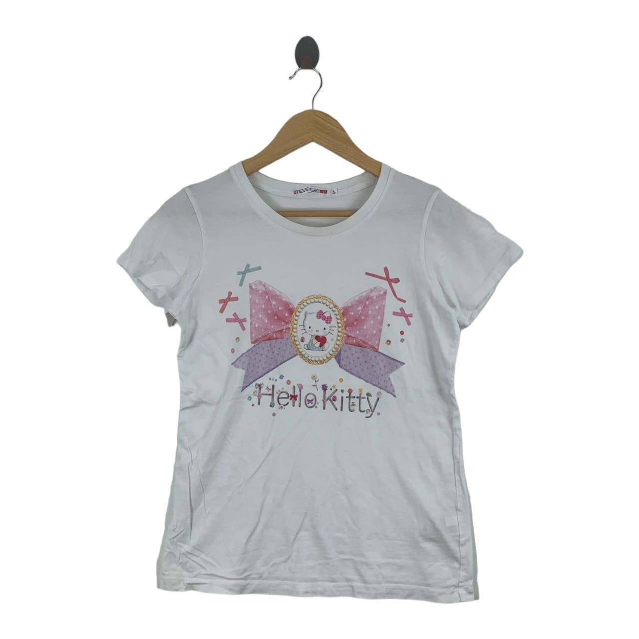 Uniqlo HELLO KITTY x UNIQLO 2012 Collection Ribbon Tee Shirt Top Size L / US 10 / IT 46 - 1 Thumbnail
