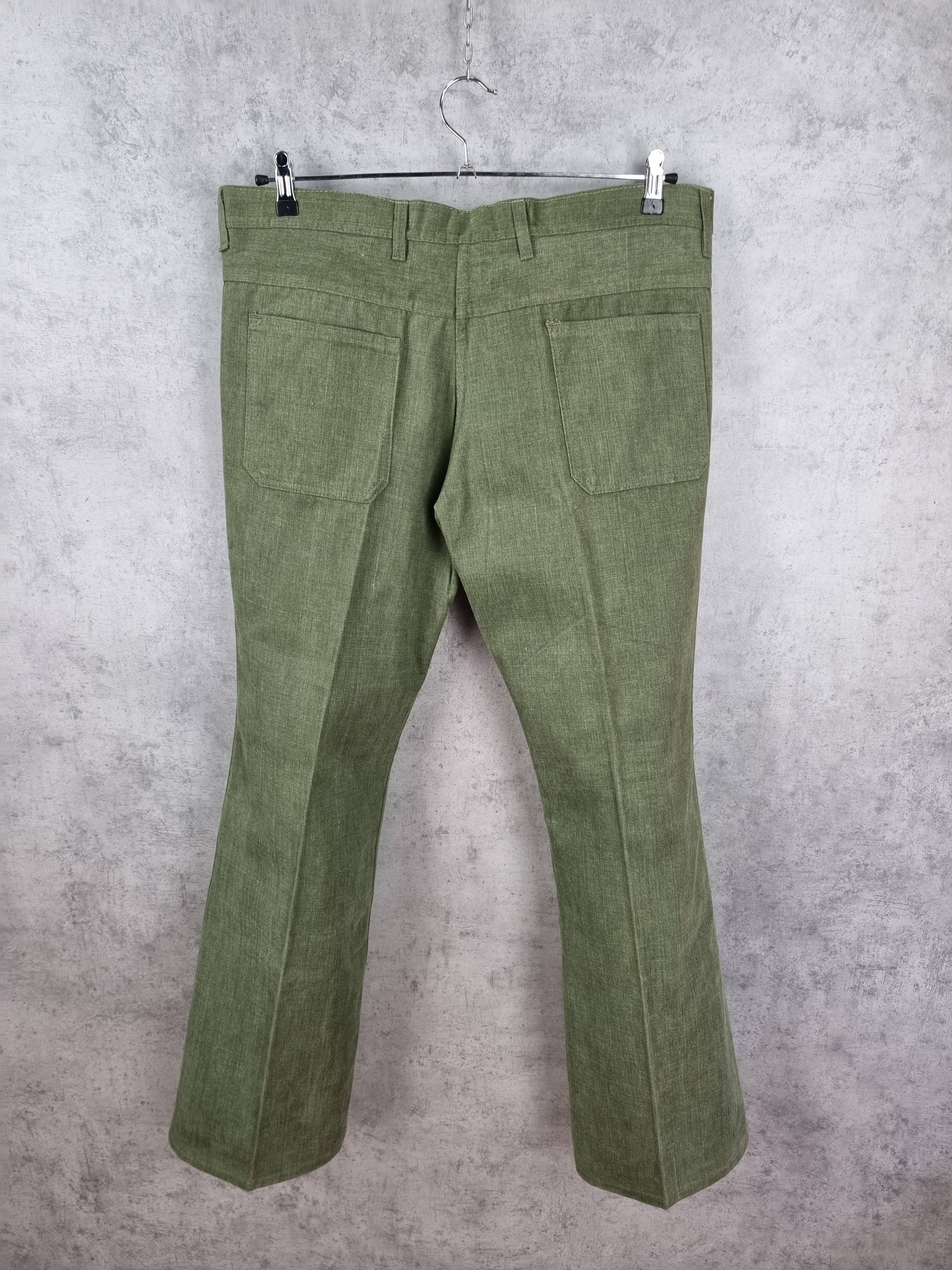 Cowboy Equipment × Vintage Unique Rare Flared Caravela Soft Cotton like Corduroy Size US 38 / EU 54 - 3 Thumbnail
