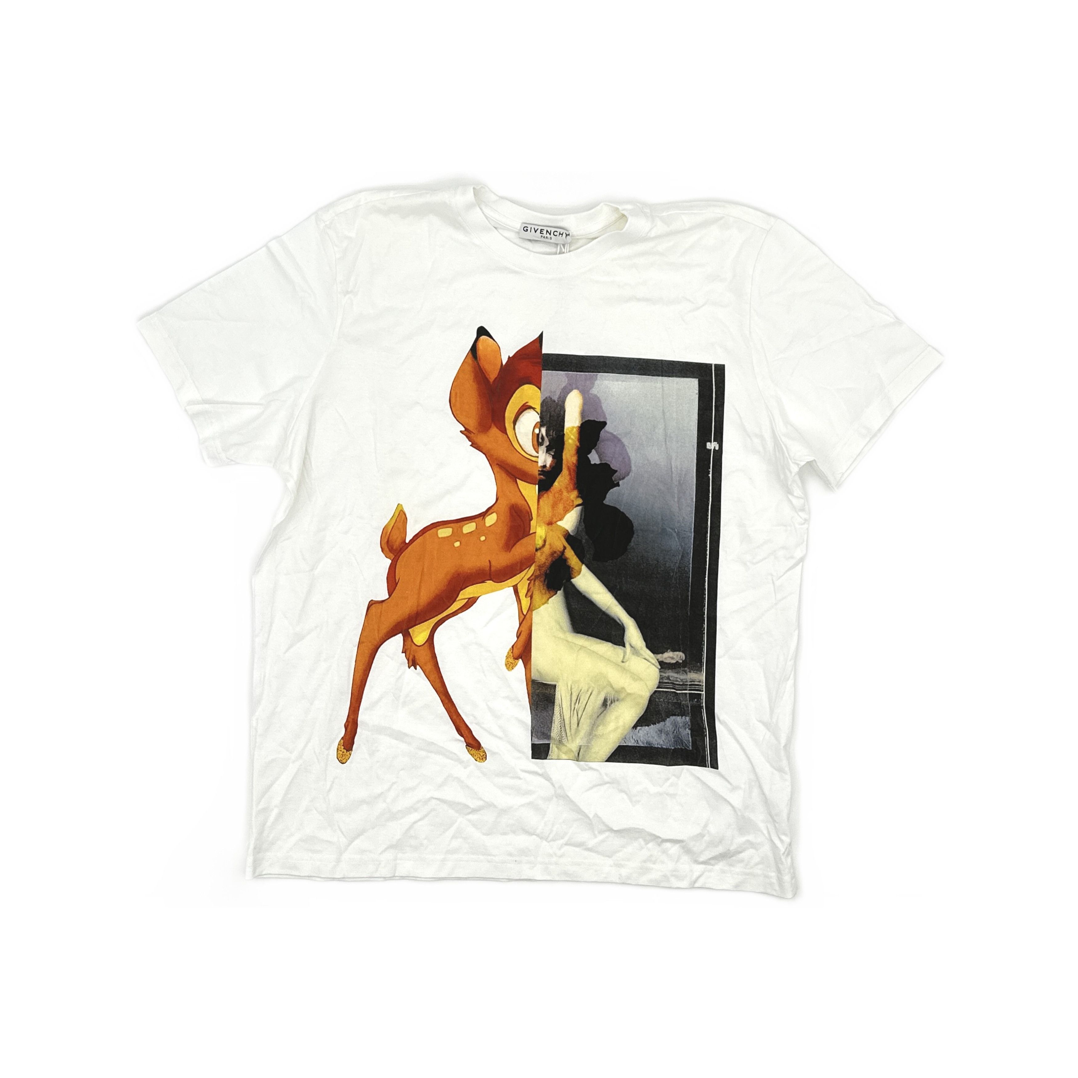 Givenchy Givenchy Bambi Print T-Shirt Size XL Size US XL / EU 56 / 4 - 1 Thumbnail