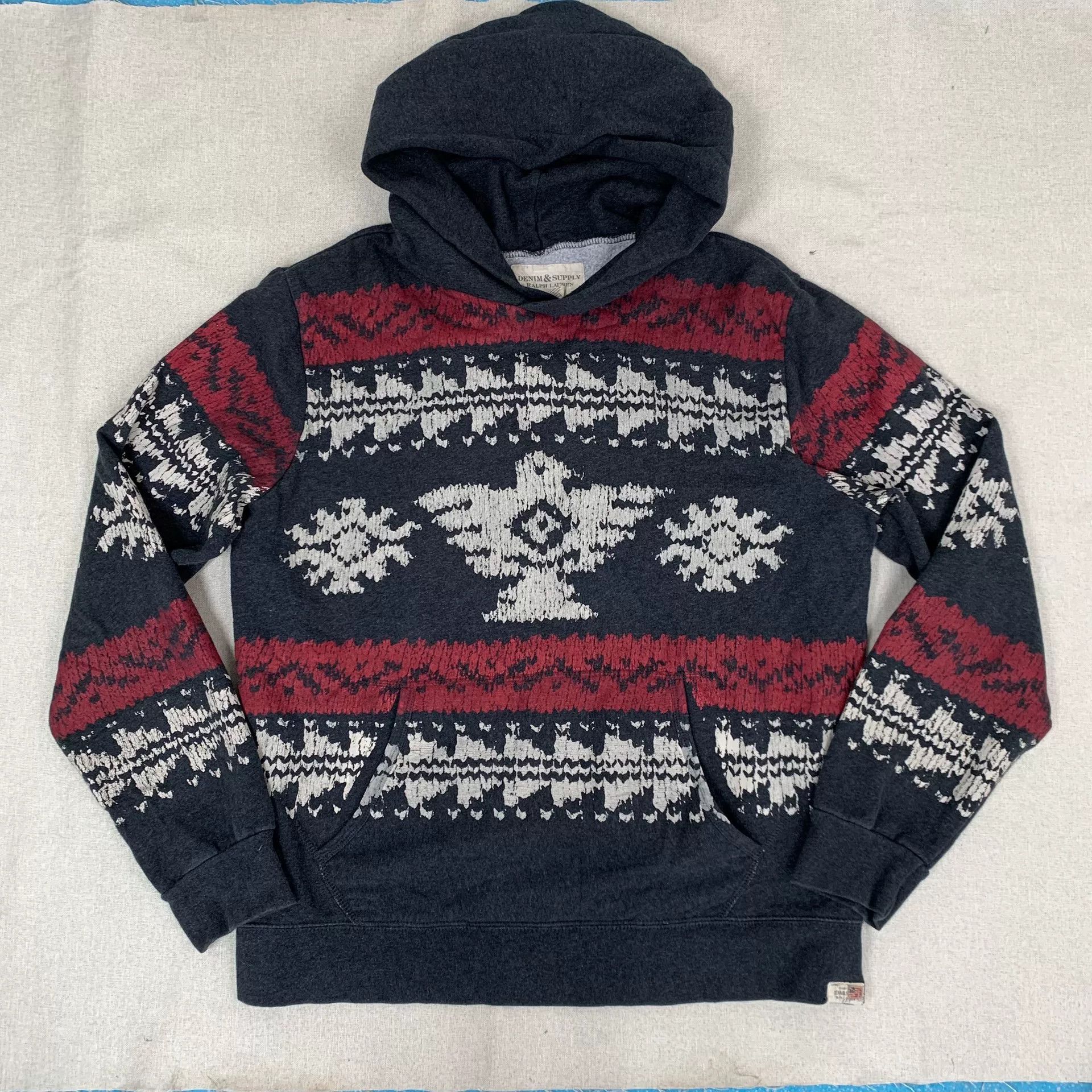 Denim & Supply Ralph Lauren Ralph Lauren Denim & Supply Navajo Sweatshirt Size US XXL / EU 58 / 5 - 1 Thumbnail