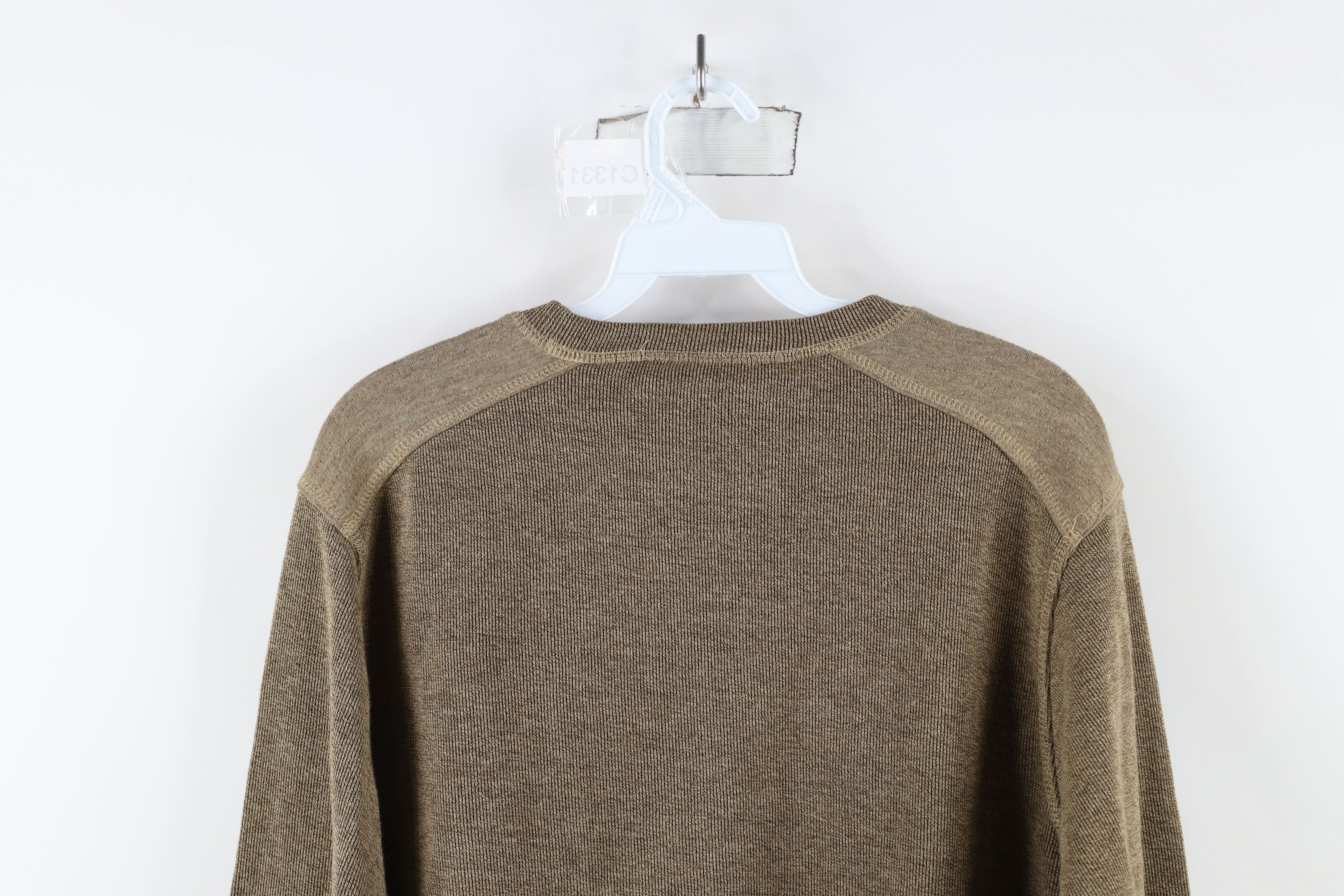 Vintage Vintage 90s Streetwear Ribbed Knit Long Sleeve T-Shirt Size US M / EU 48-50 / 2 - 12 Thumbnail
