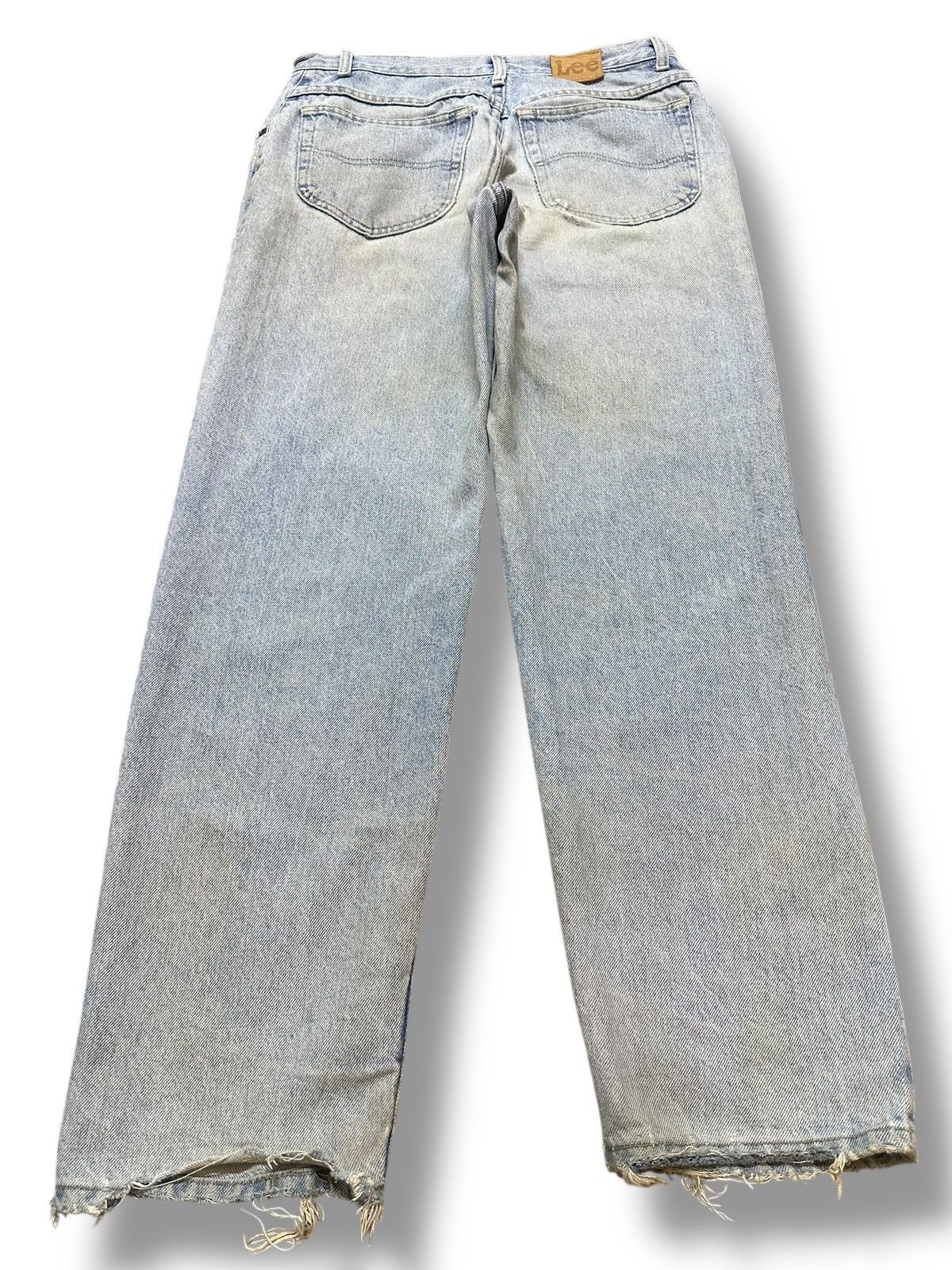 Lee Lee Distressed Jeans With Baggy Loose Style With Faded Wash Size US 30 / EU 46 - 2 Thumbnail