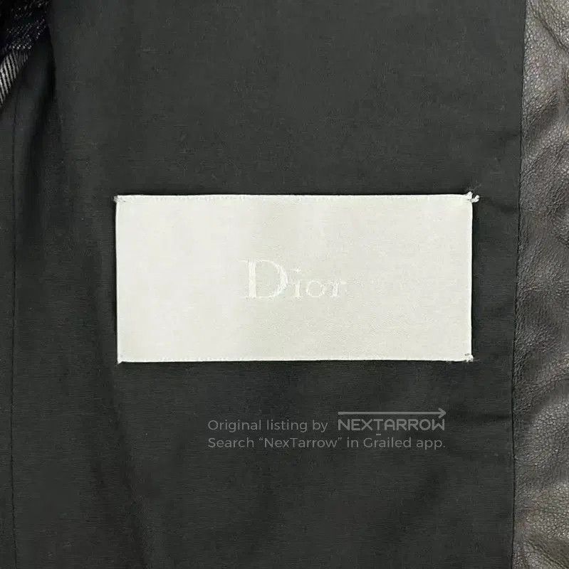 Dior Dior Black Leather Striped Jacket for Women . Size XS / US 0-2 / IT 36-38 - 3 Thumbnail
