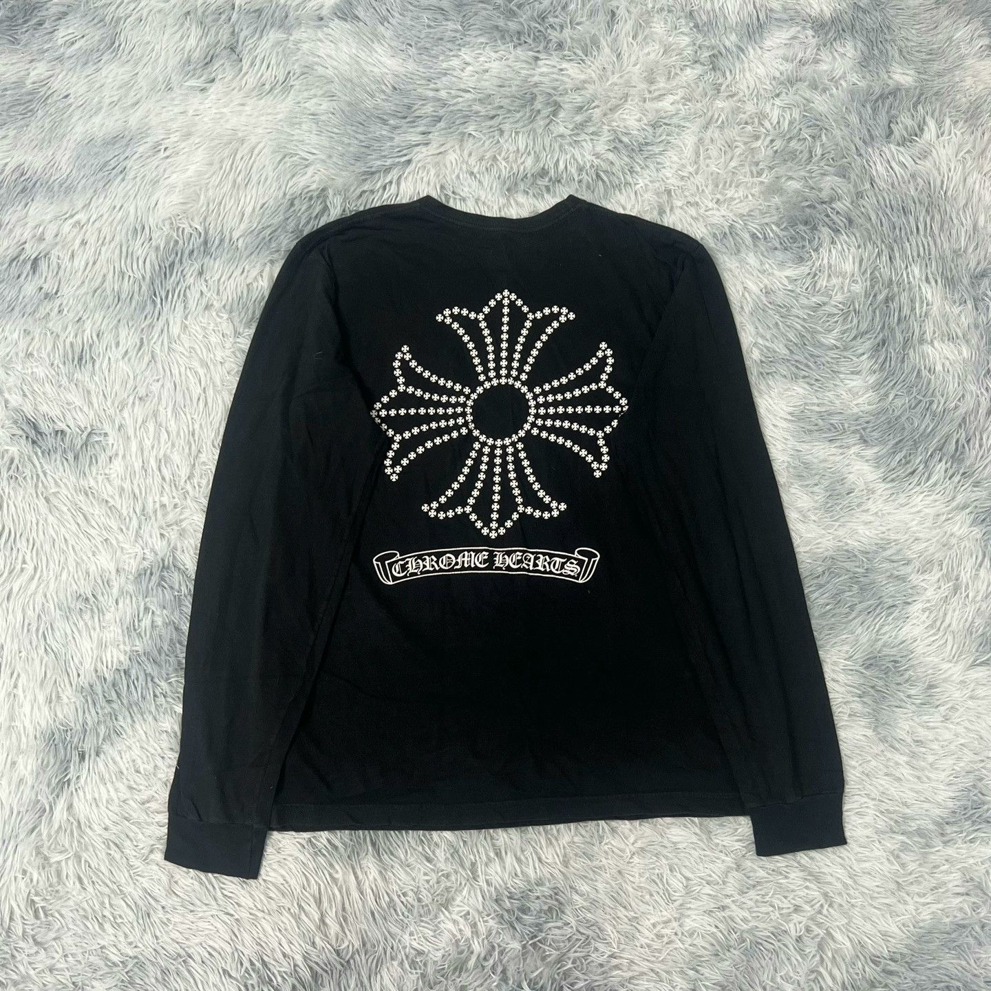 Chrome Hearts Chrome Hearts Black Long-Sleeve Shirt Size US L / EU 52-54 / 3 - 1 Thumbnail
