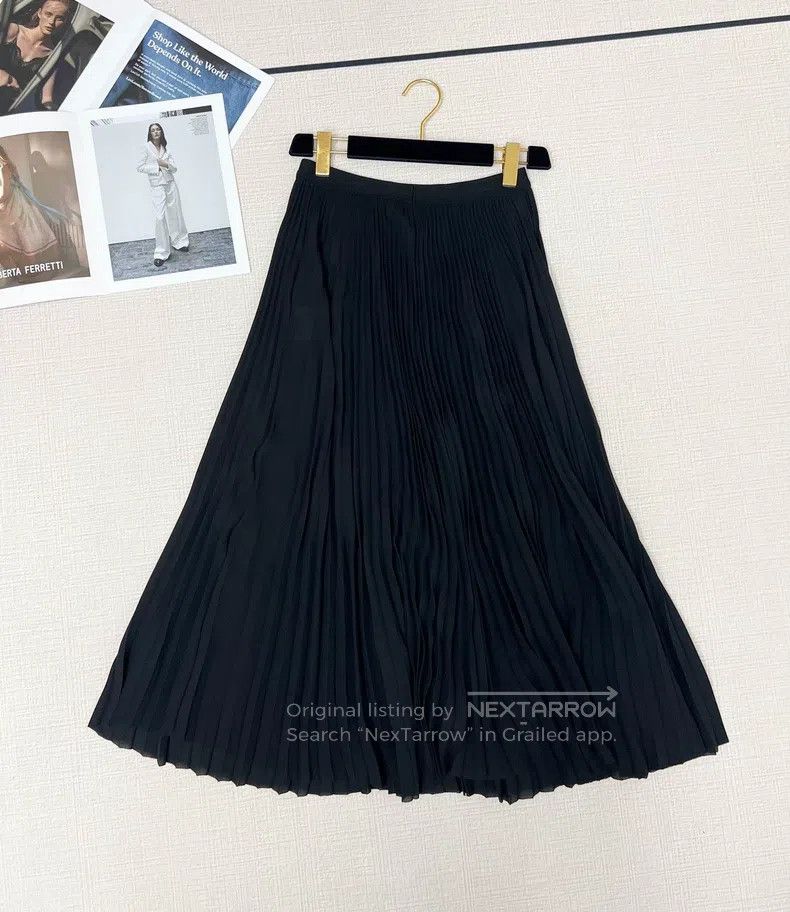Balenciaga Balenciaga Pleated Skirt Size 39" - 3 Thumbnail