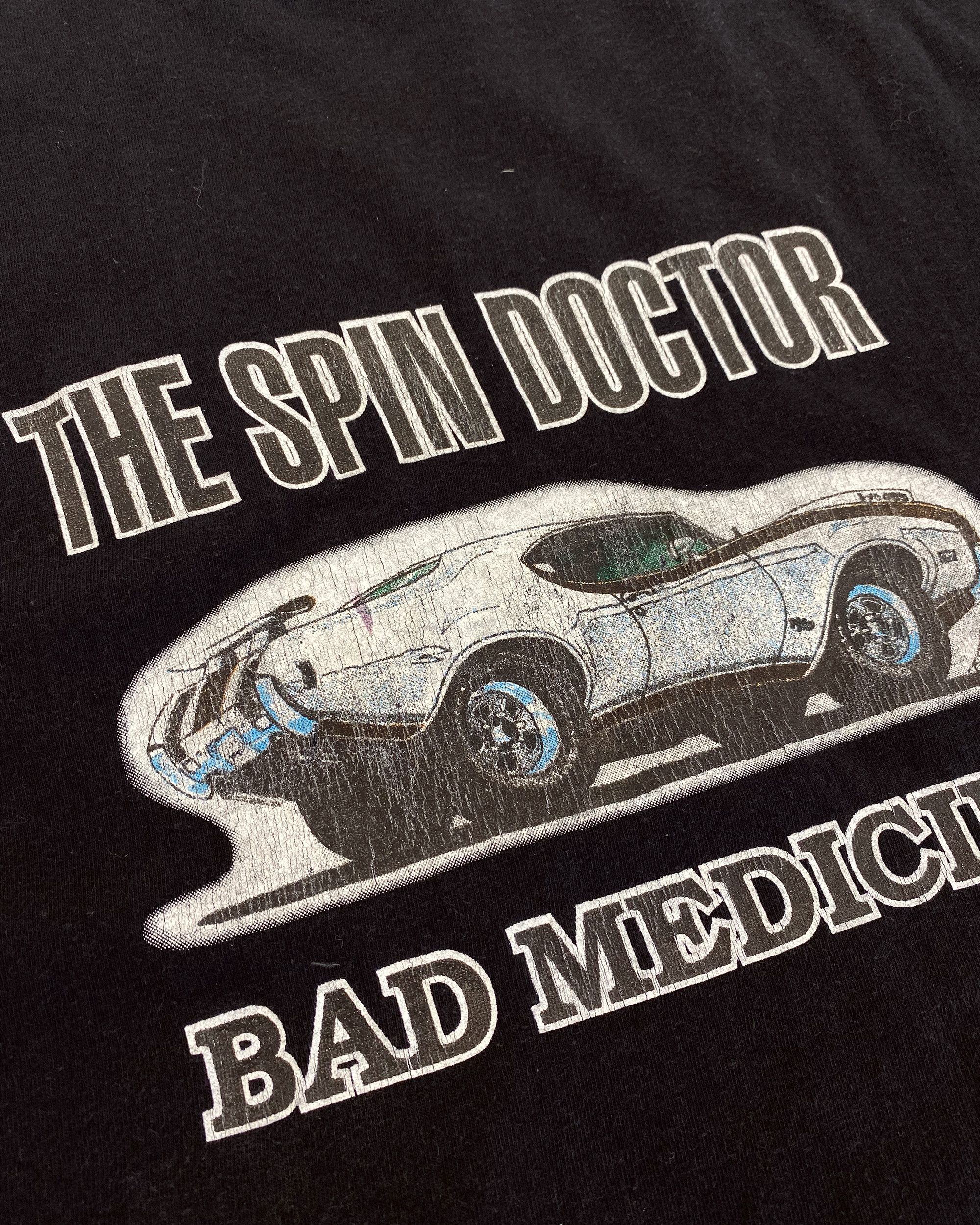 Vintage 1990s The Spin Doctor Graphic T-Shirt Size US XL / EU 56 / 4 - 4 Thumbnail