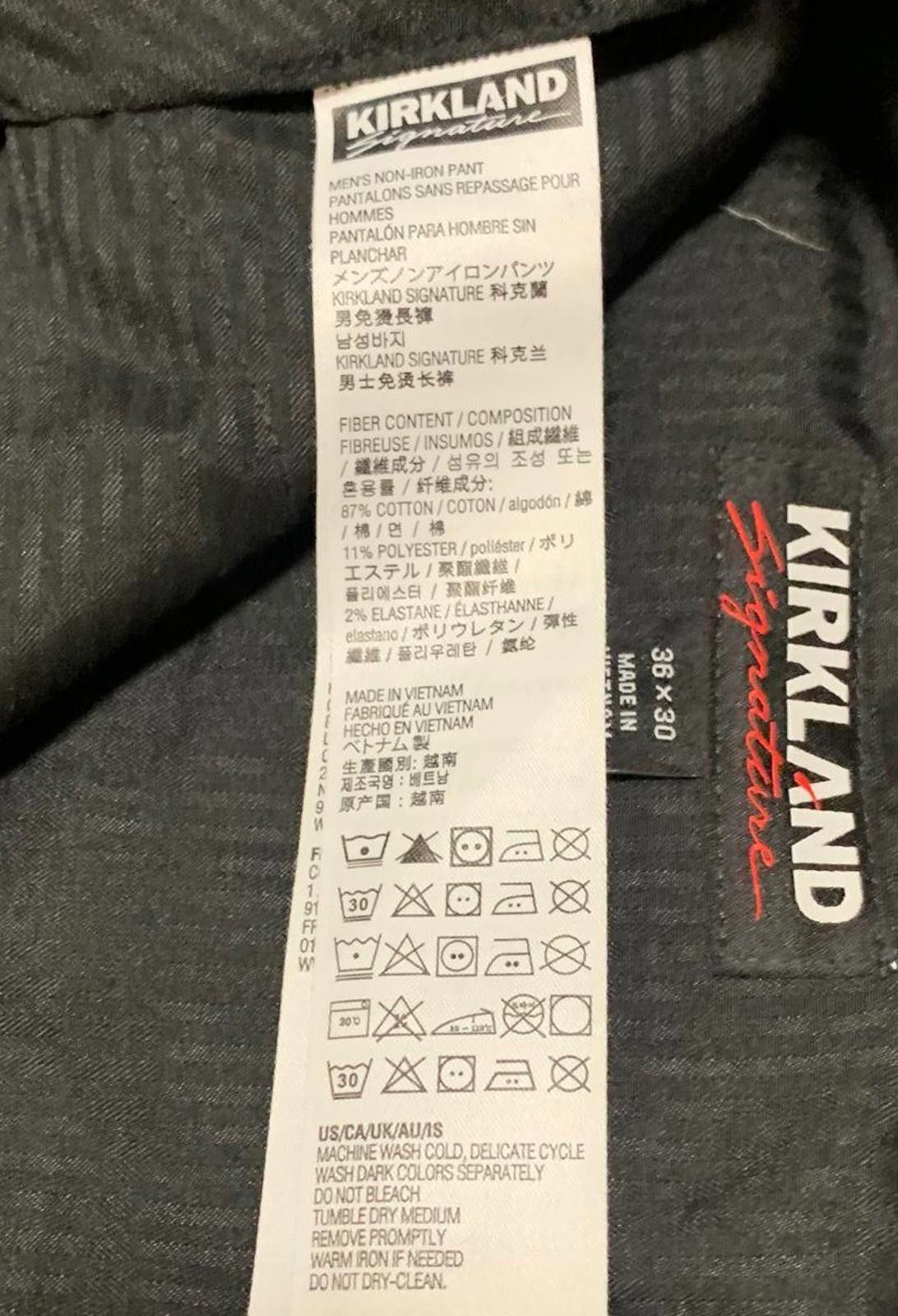 Kirkland Signature Kirkland Signature Men's Sz 34 Grey Dress Pants Size 44R - 10 Thumbnail